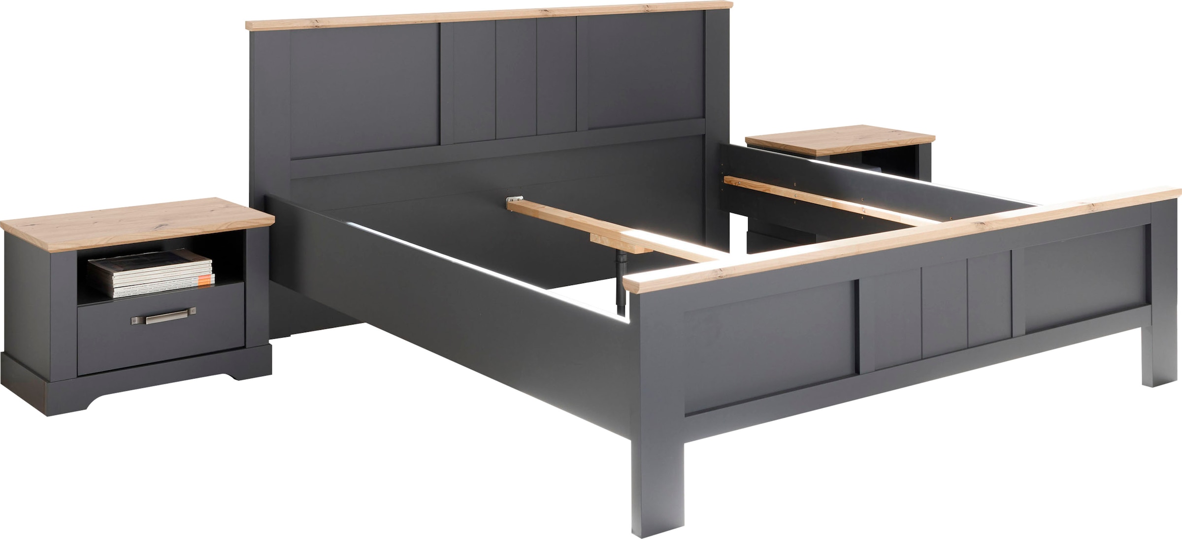Schlafkontor Nachtkommode »Elastir«, im Landhausstil