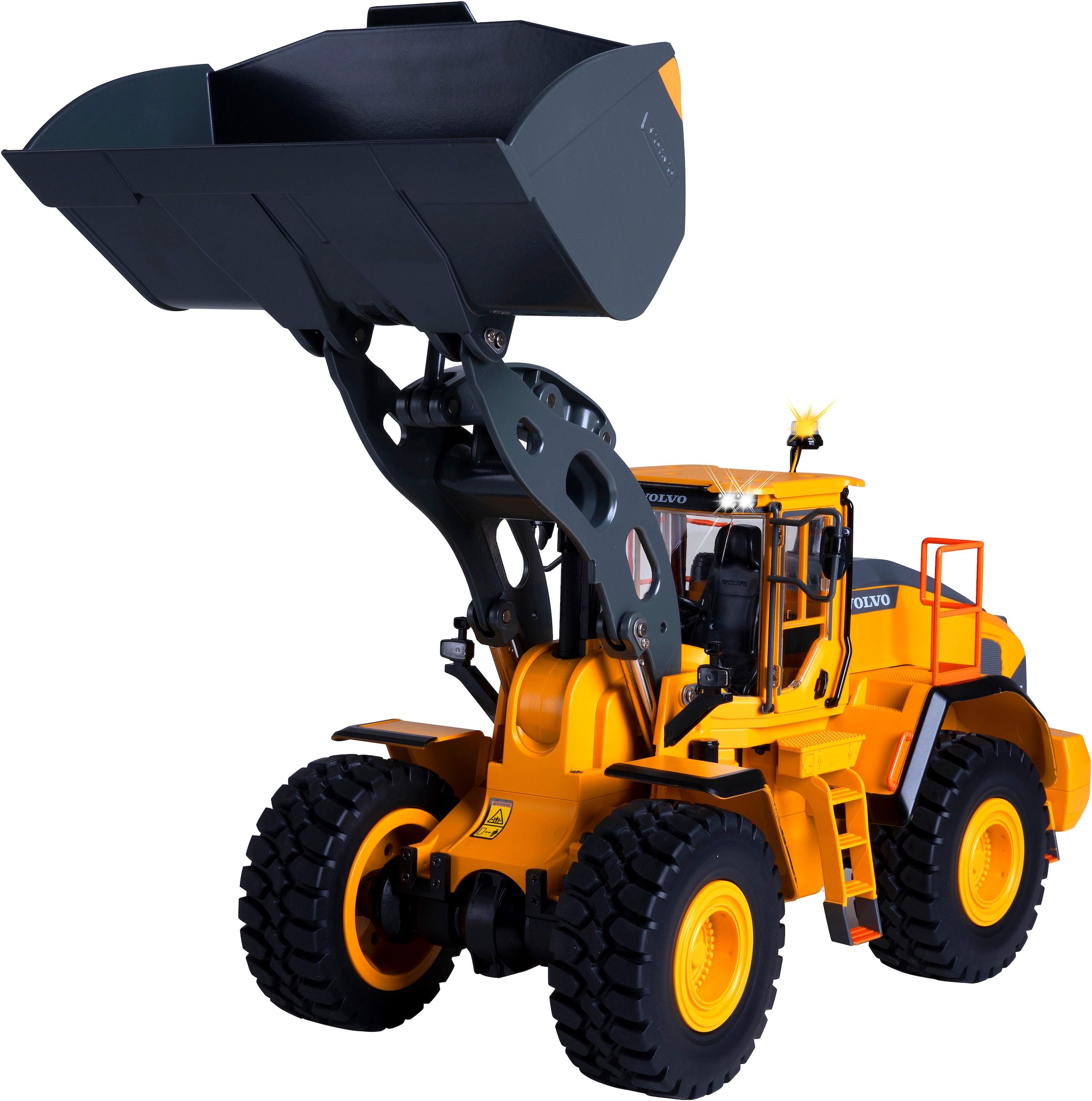 Jamara RC-Bagger »Radlader Volvo L260H Metal 2,4GHz«, LED-Licht; Maßstab 1:14