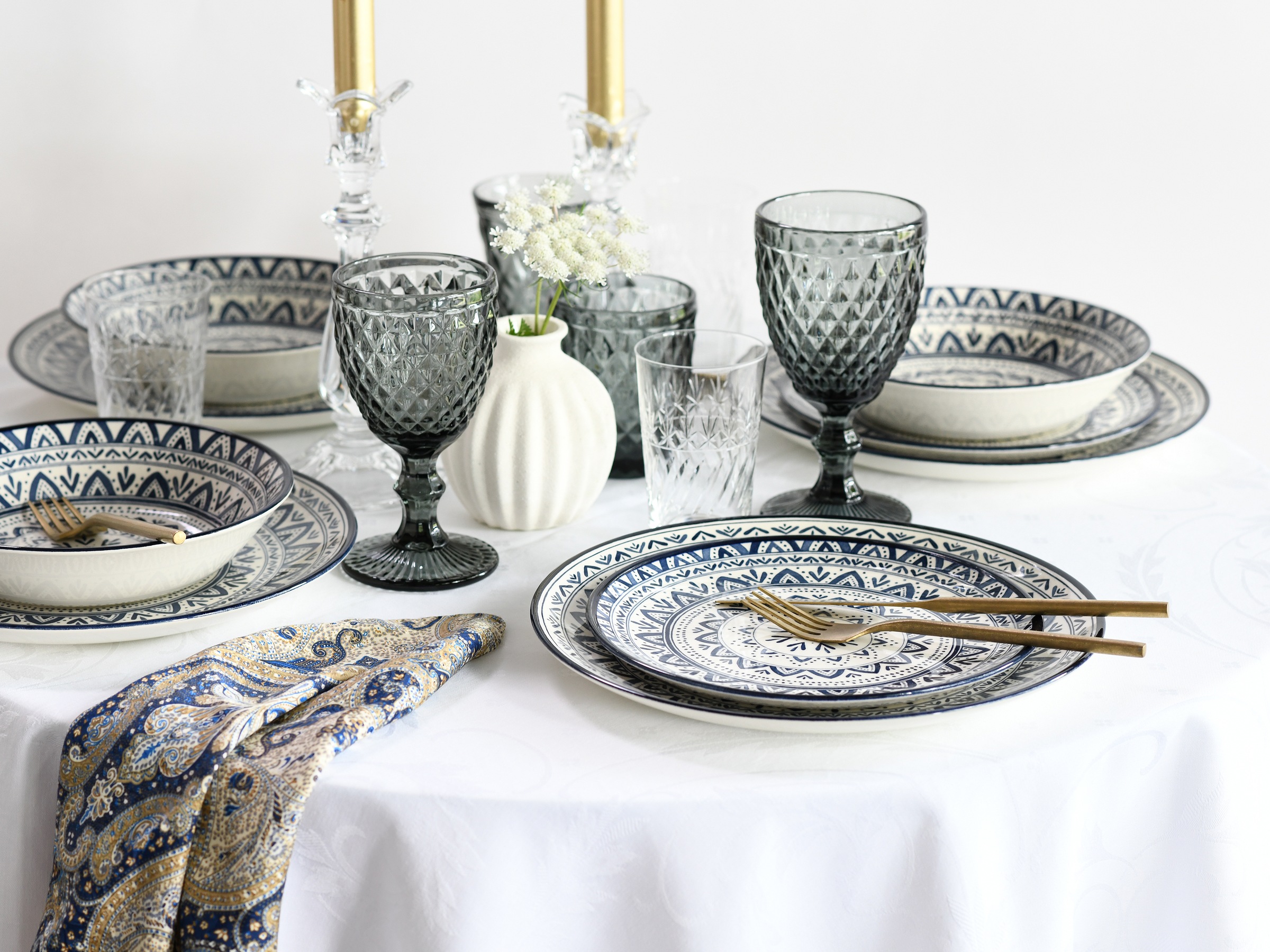 CreaTable Teller-Set »Mexico, Tellerset 18-tlg«, (Set, 18 tlg.), Traditionelle Motive
