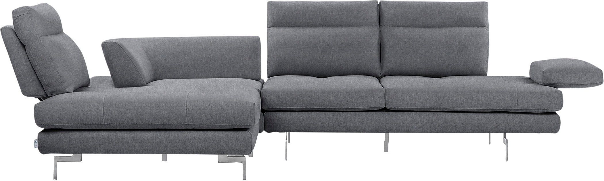 CALIA ITALIA Ecksofa »Toby Wing, L-Form, Designsofa mit sensationellem Sitz günstig online kaufen