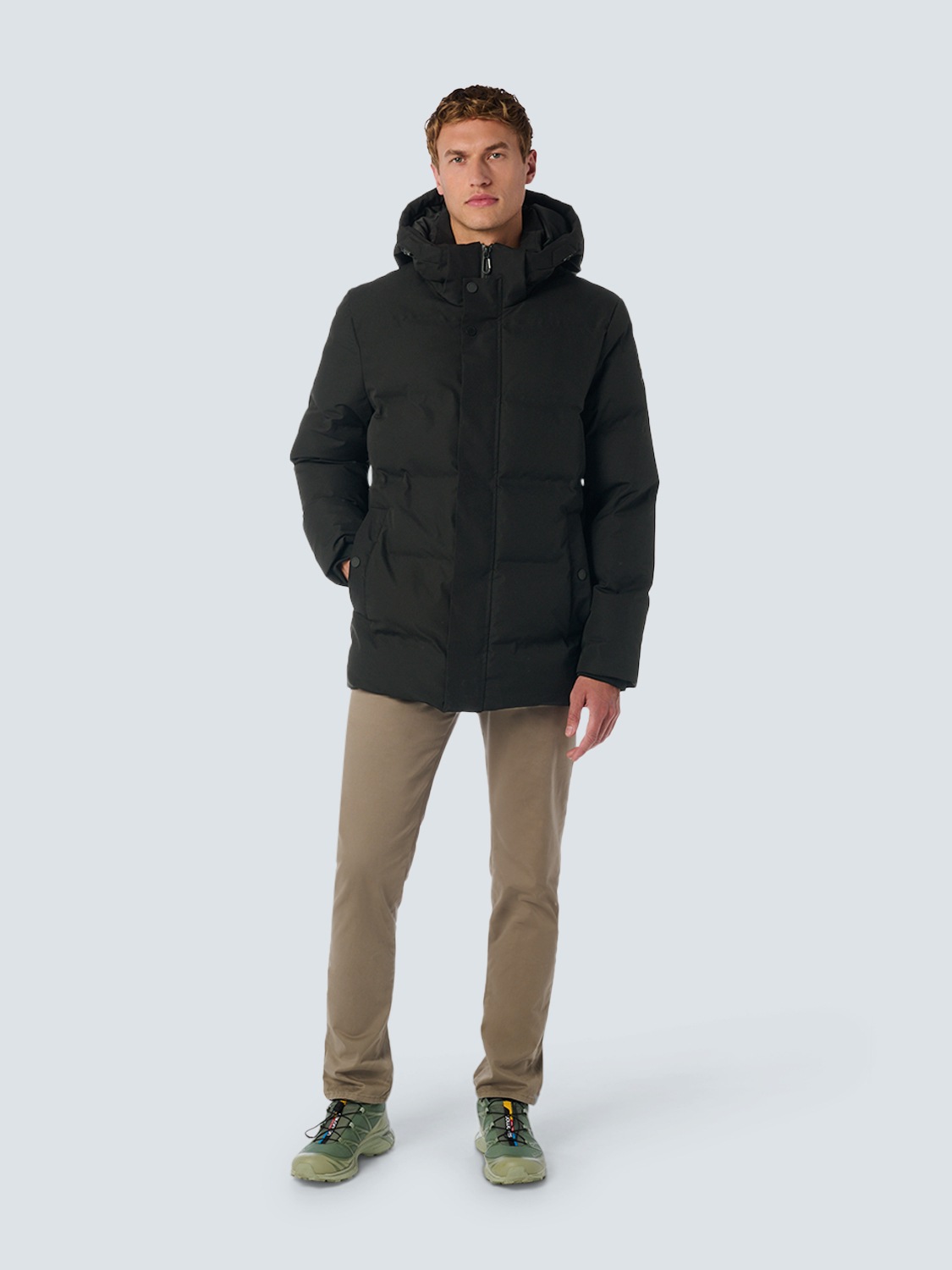 NO EXCESS Softshelljacke »No Excess Winterjacke mit Kapuze«