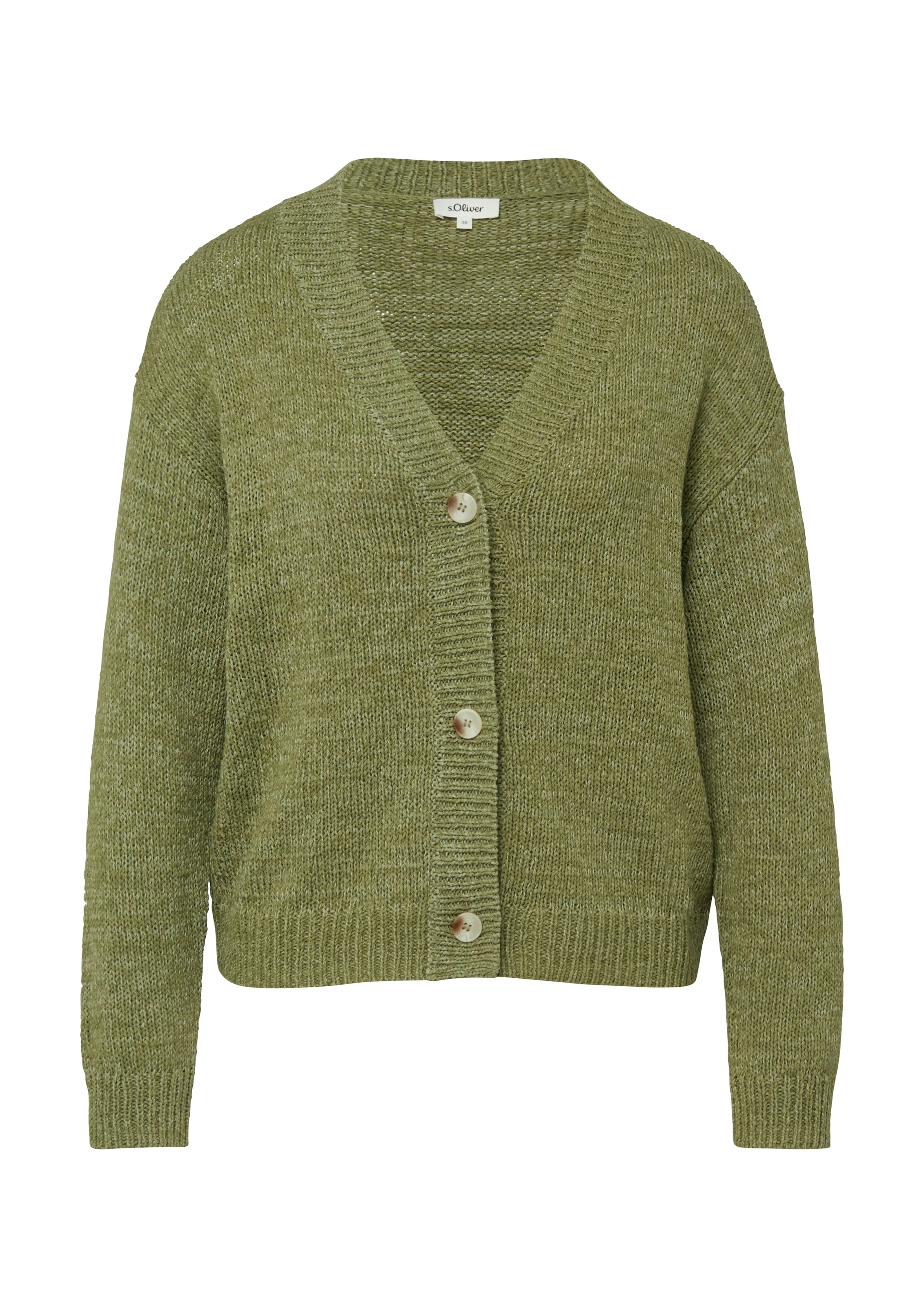 s.Oliver Strickjacke mit V-Ausschnitt