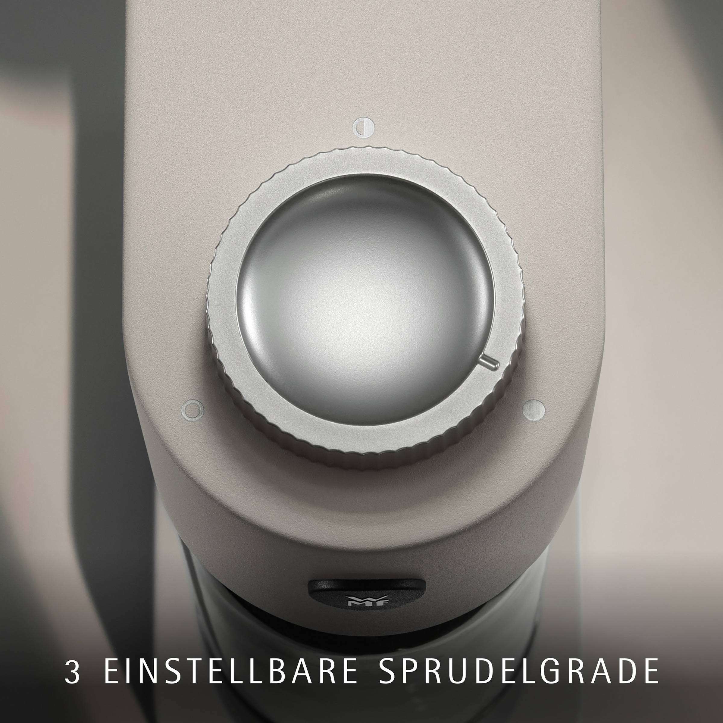 WMF Wassersprudler »Element One« 3 Sprudelgrade, vollautomatisches Sprudeln, Cromargan Edelstahlgehäuse