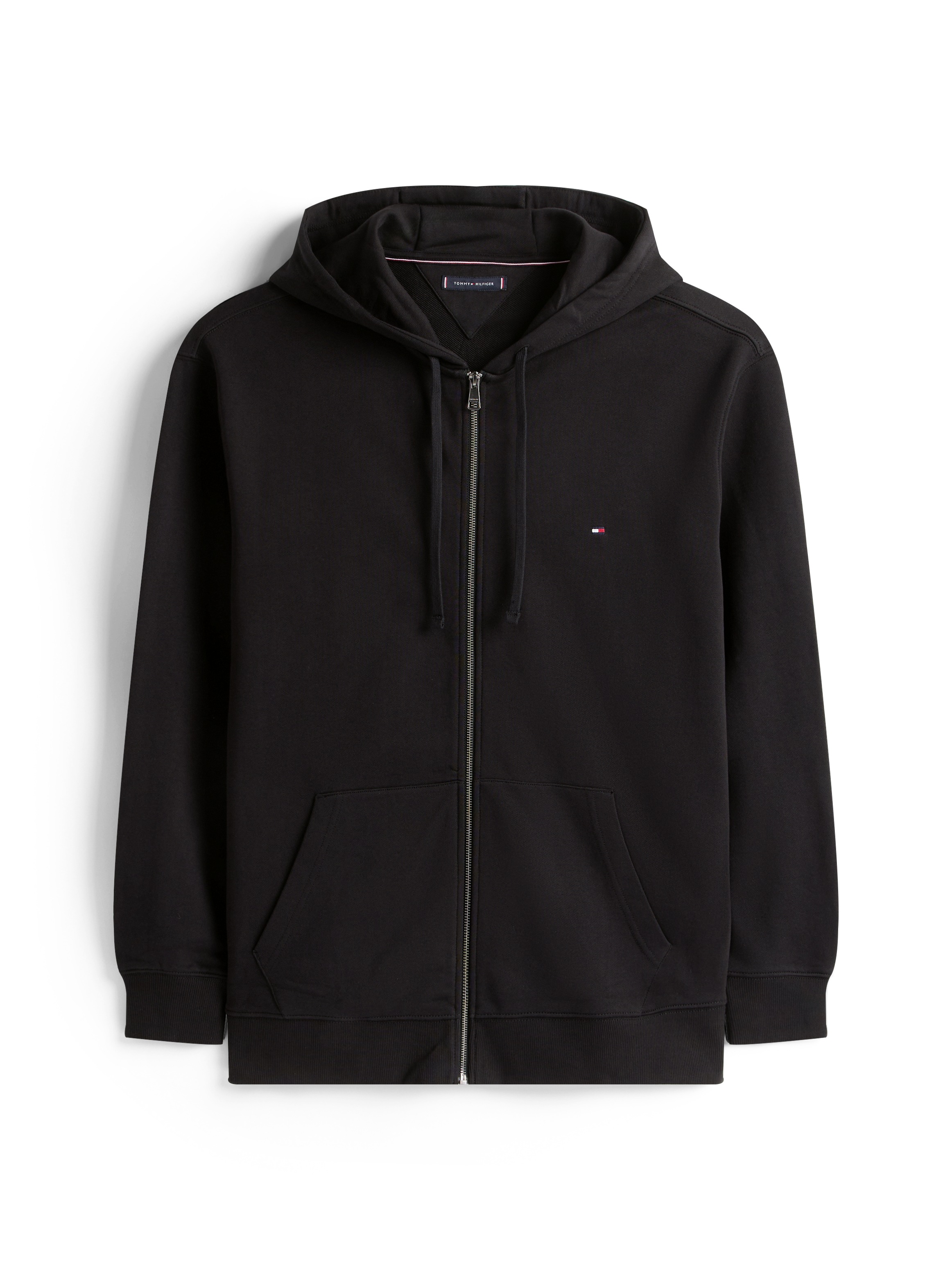 Tommy Hilfiger Big & Tall Kapuzensweatjacke »BT-ESSENTIAL TERRY ZIP THROUGH«, Große Größen, Kapuze mit Tunnelzug