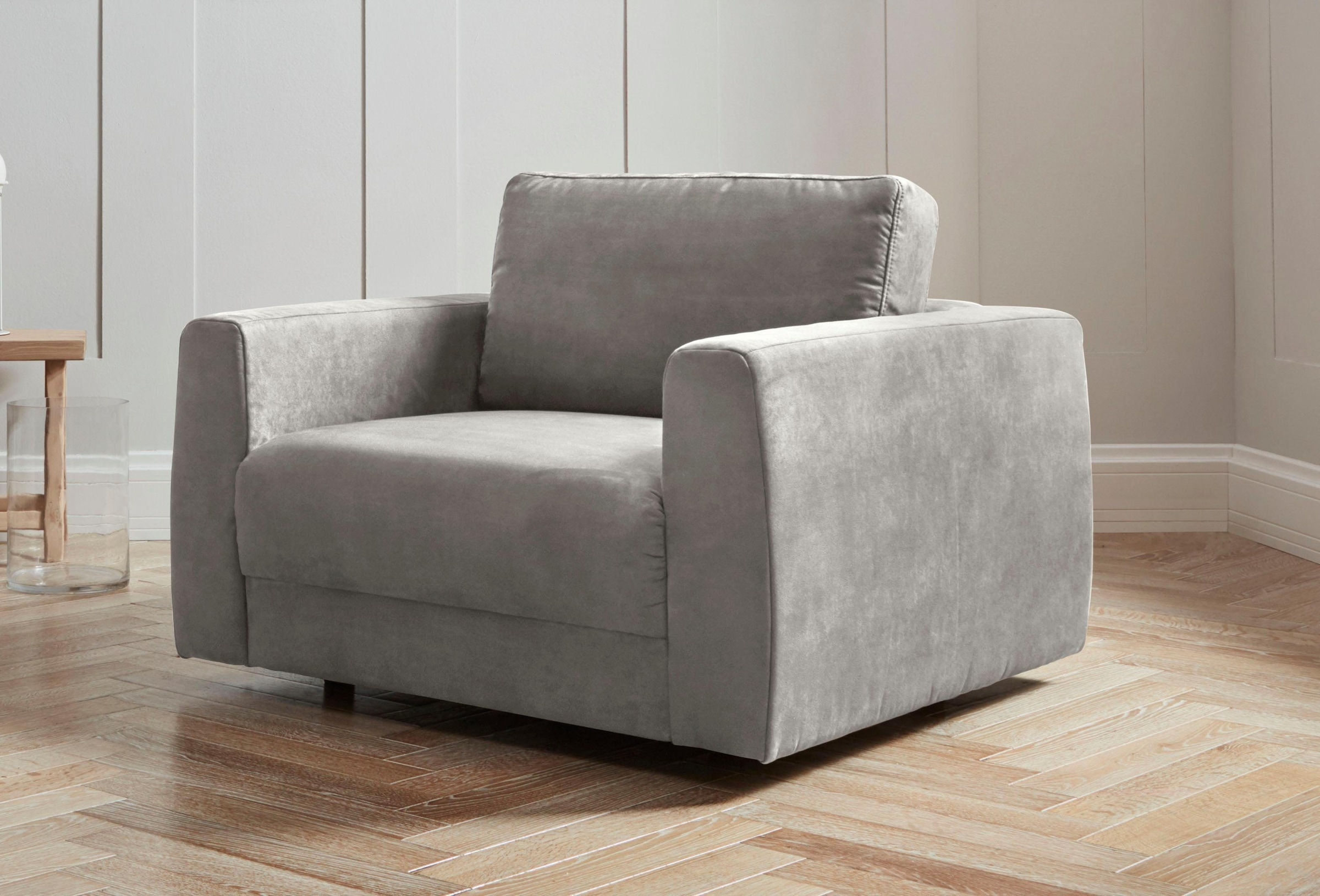 andas Sessel »Hobro Loungesessel«, in 3 Bezugsqualitäten in vielen Farben, günstig online kaufen