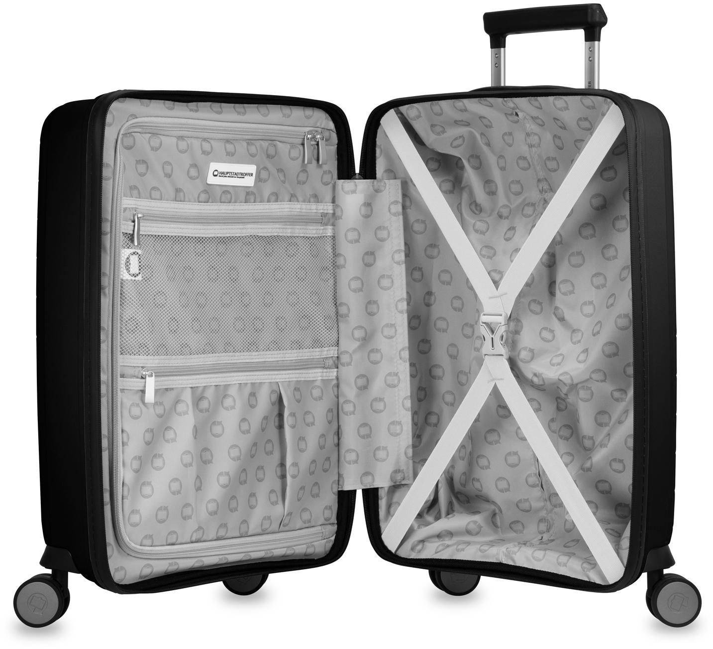 Hauptstadtkoffer Hartschalen-Trolley »TXL, in verschiedenen Farben und Größen«, 4 Rollen, Hartschalen-Koffer Reisegepäck TSA Schloss