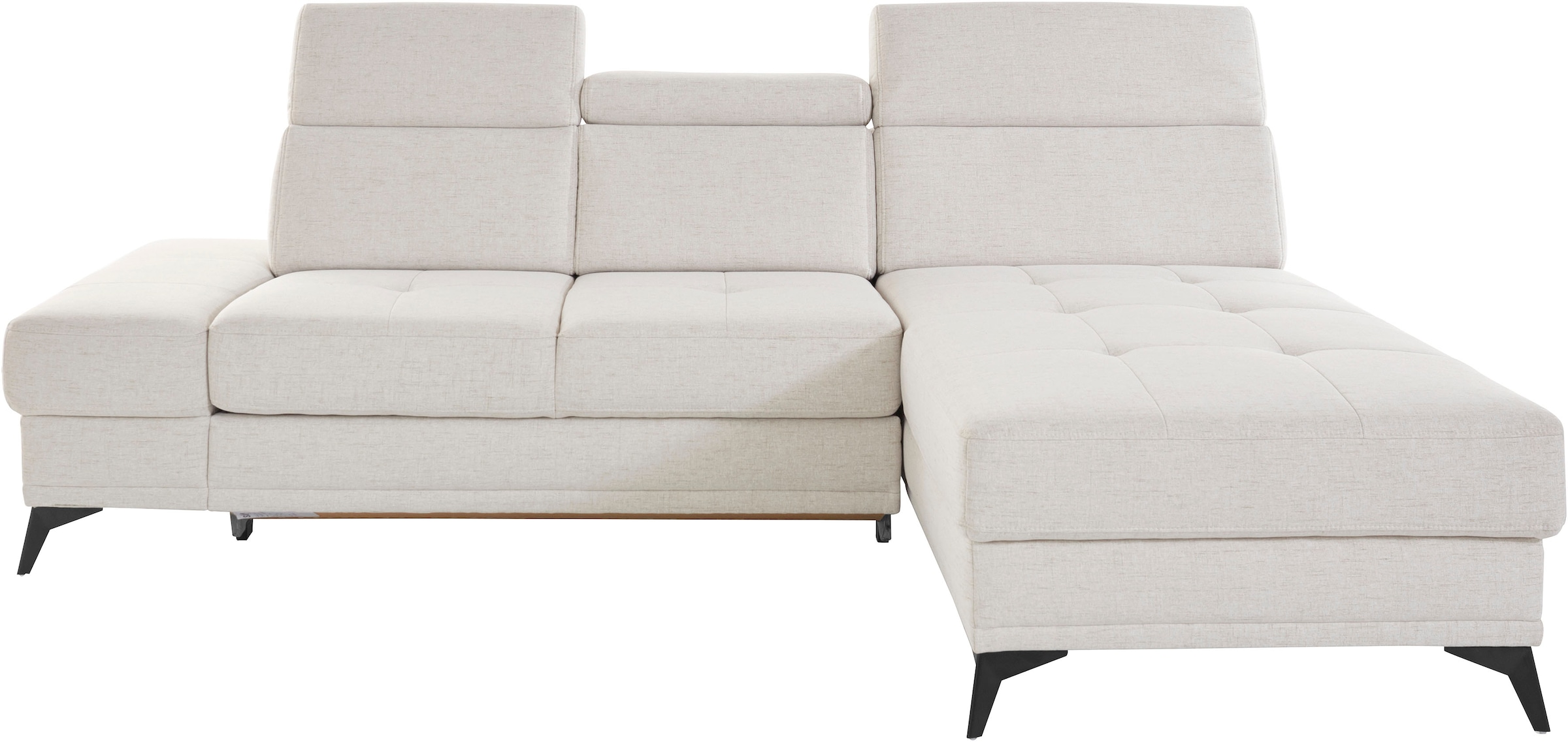 INOSIGN Ecksofa »Cardiz L-Form« inkl.Kopfteilverstellung und Federkern wahl günstig online kaufen