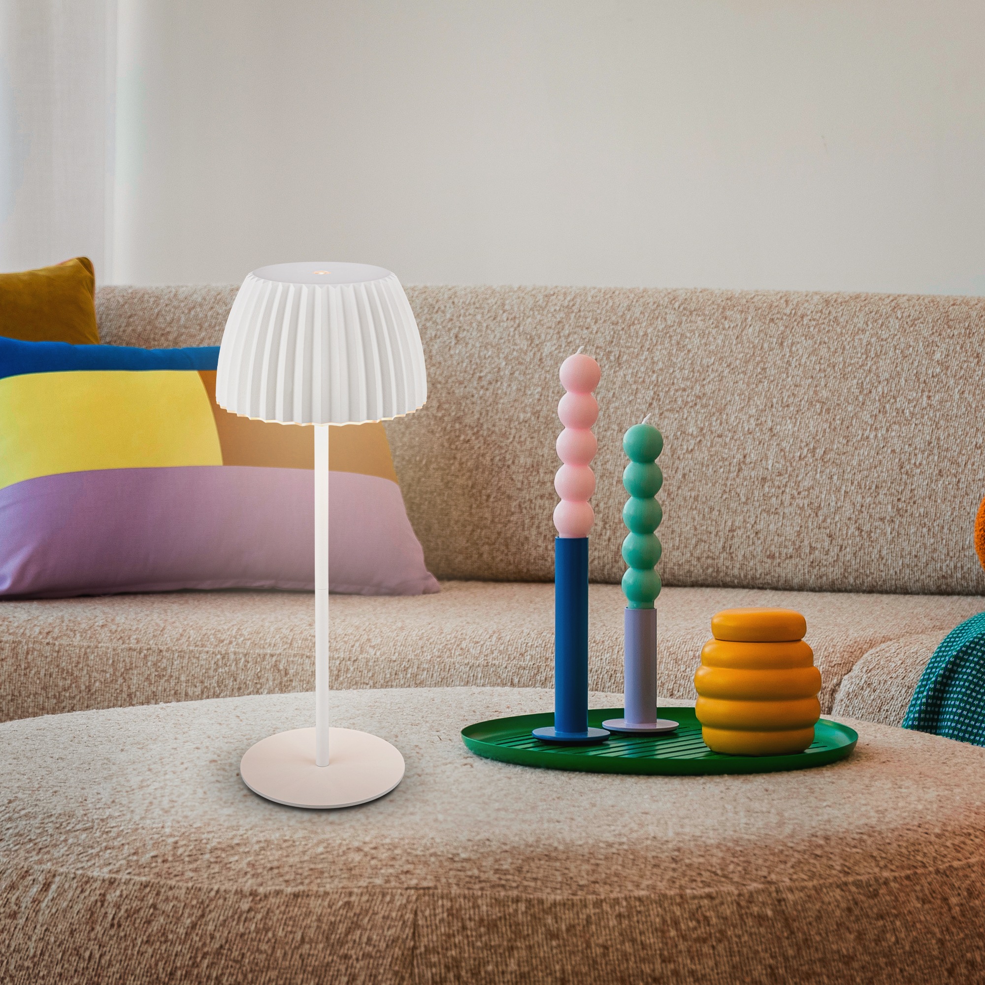 Briloner Leuchten LED Tischleuchte »Akku LED Tischleuchte, weiß« günstig online kaufen
