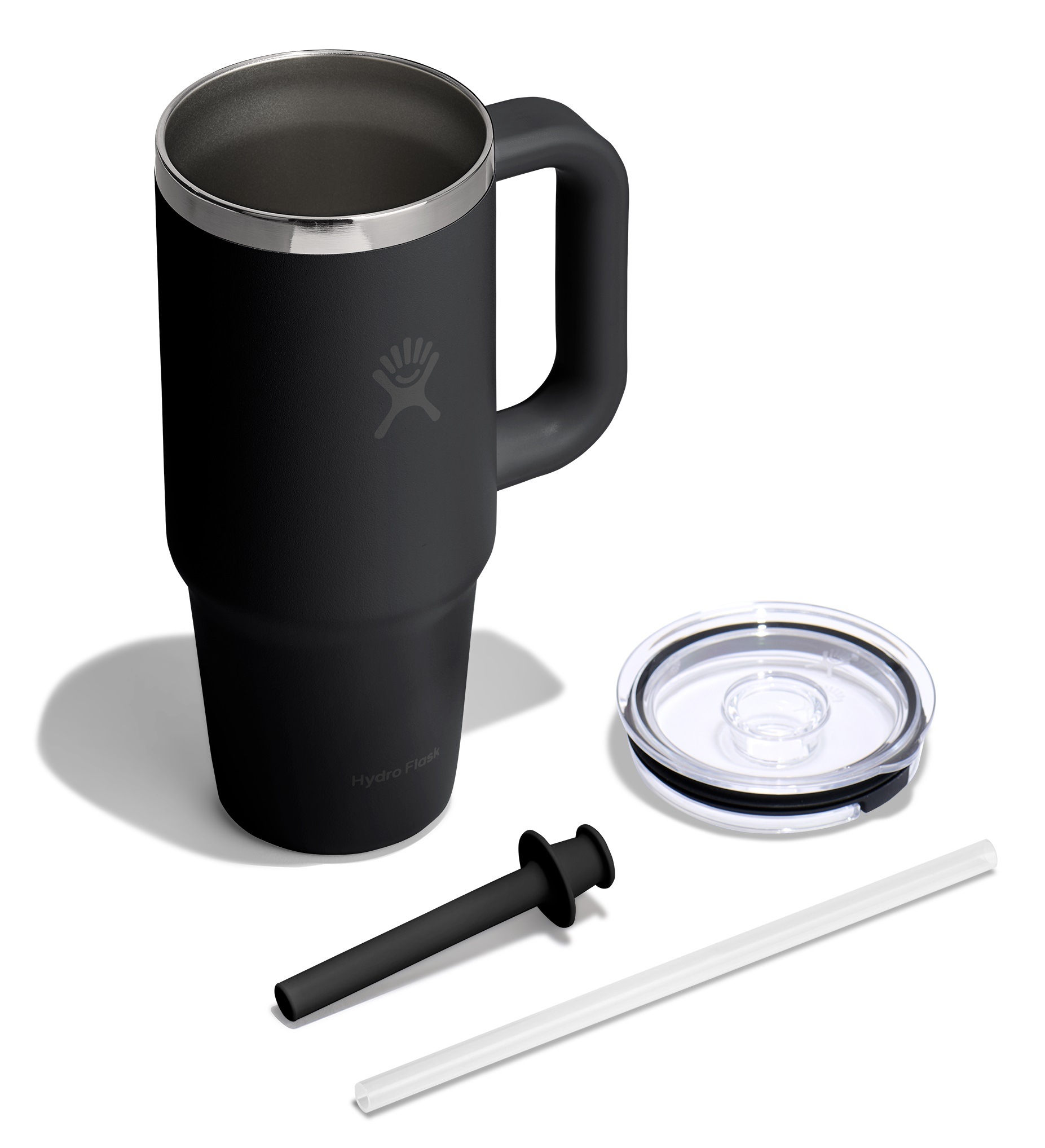 Hydro Flask Thermobecher »24 OZ Travel Tumbler Clear Lid« Kompatibel mit Eindrückzubehör der Größe Medium