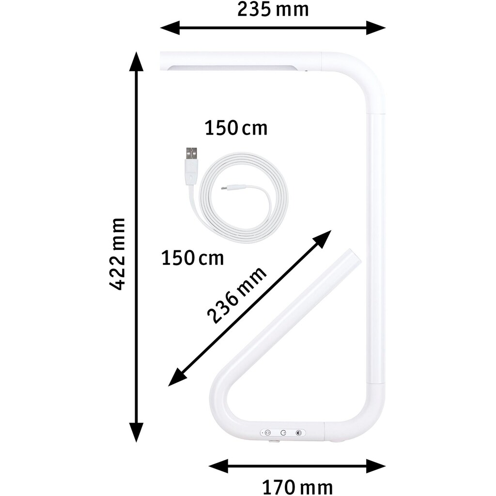 Paulmann LED Schreibtischlampe »FlexLink«, 1 flammig-flammig, LED-Board, Tunable White