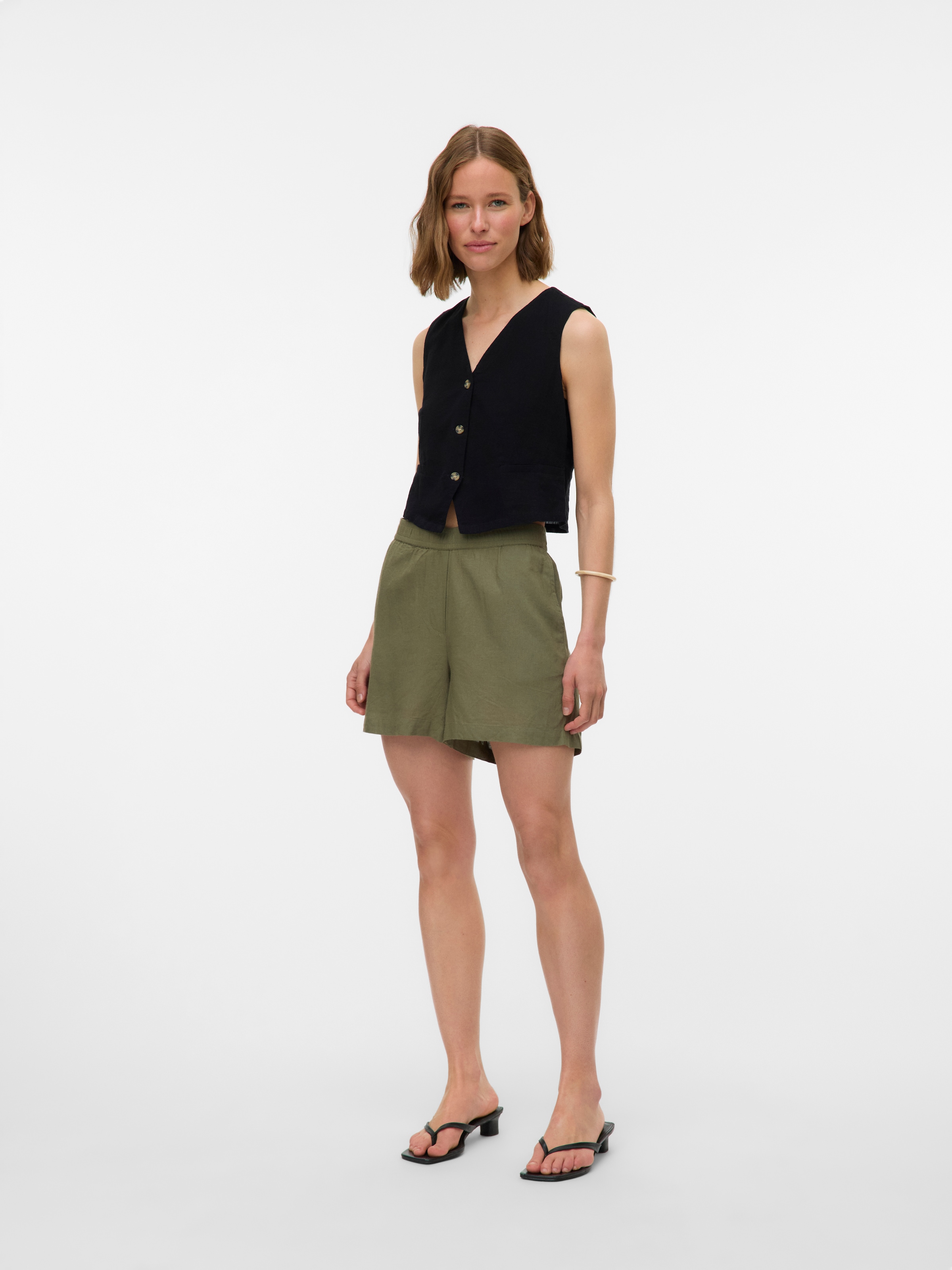 Vero Moda Kurzweste »VMCAIA SL VEST WVN NOOS«
