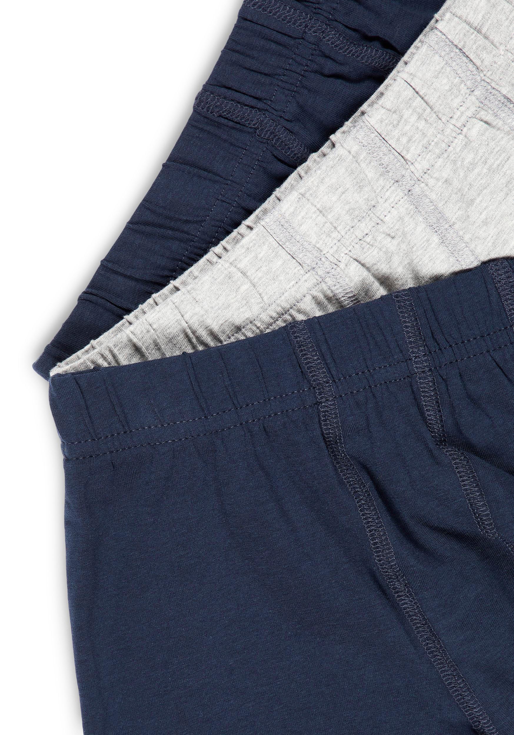 Name It Boxer »NKMTIGHTS für Jungen mit weichem Bund und angenehmer Länge« Packung, 3 Stk. tlg., normal, Jersey, gestreift, abgestepptes Bündchen