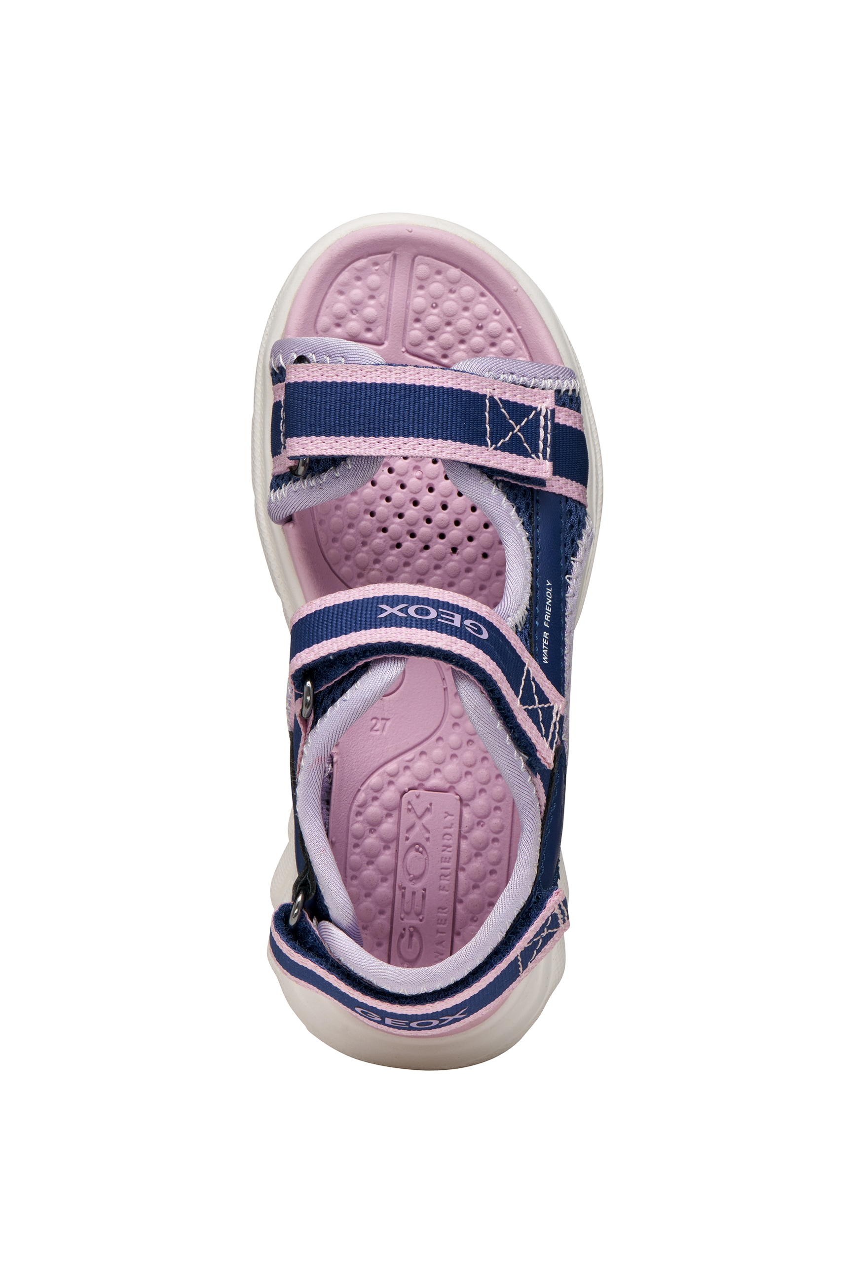 Geox Sandale »J SANDAL AIRADYUM GI«  Klettschuh mit Logo, Größenschablone zum Download