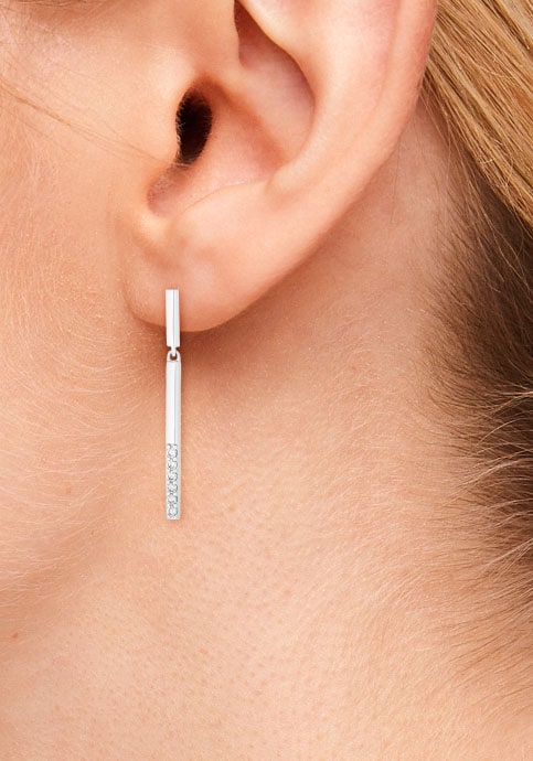 s.Oliver Paar Ohrstecker »2031441«, mit Zirkonia (synth.)