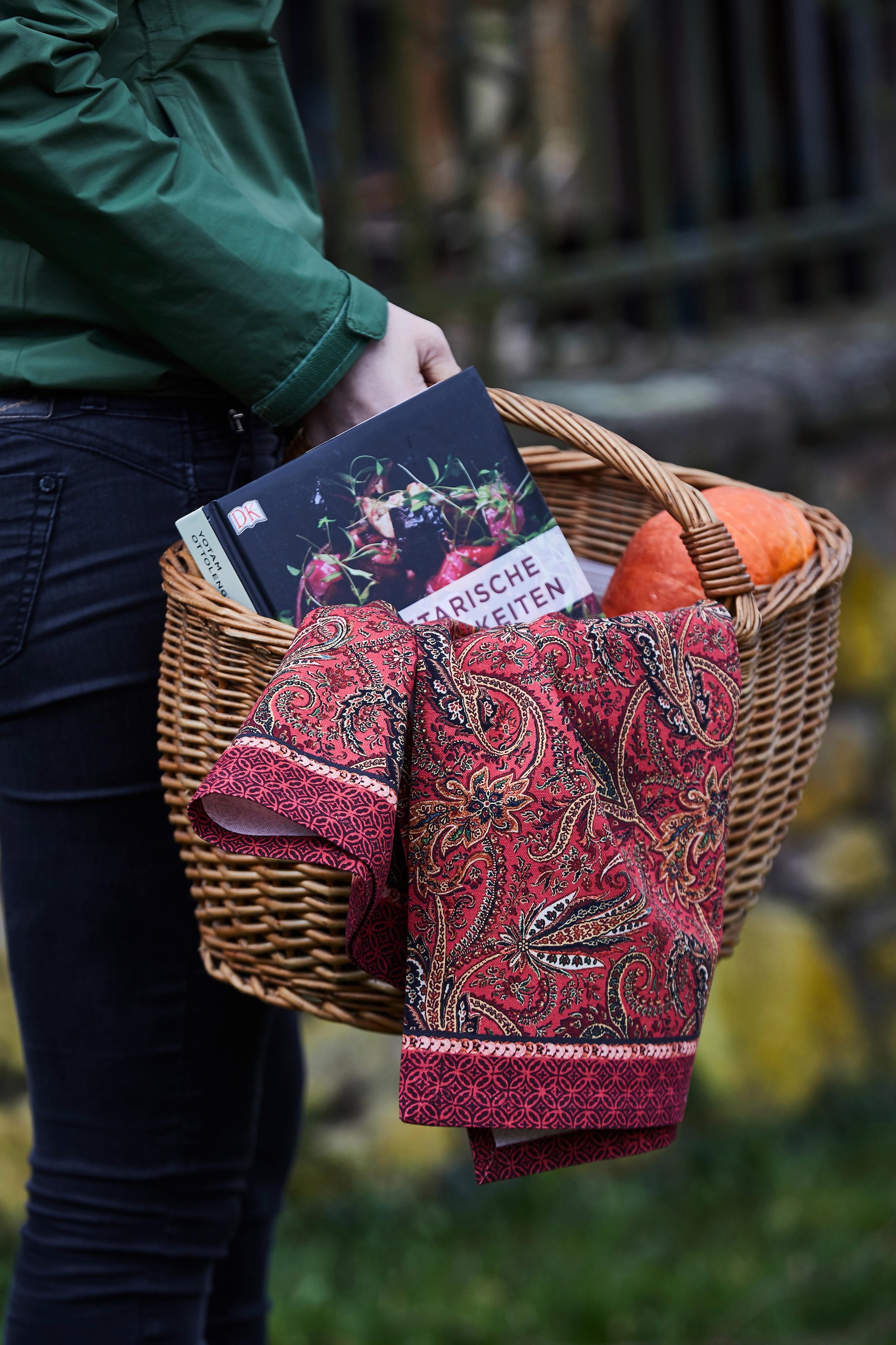 APELT Mitteldecke »1310 Herbstzeit, Herbstdeko, Herbst«, (1 St.), Digitaldr günstig online kaufen