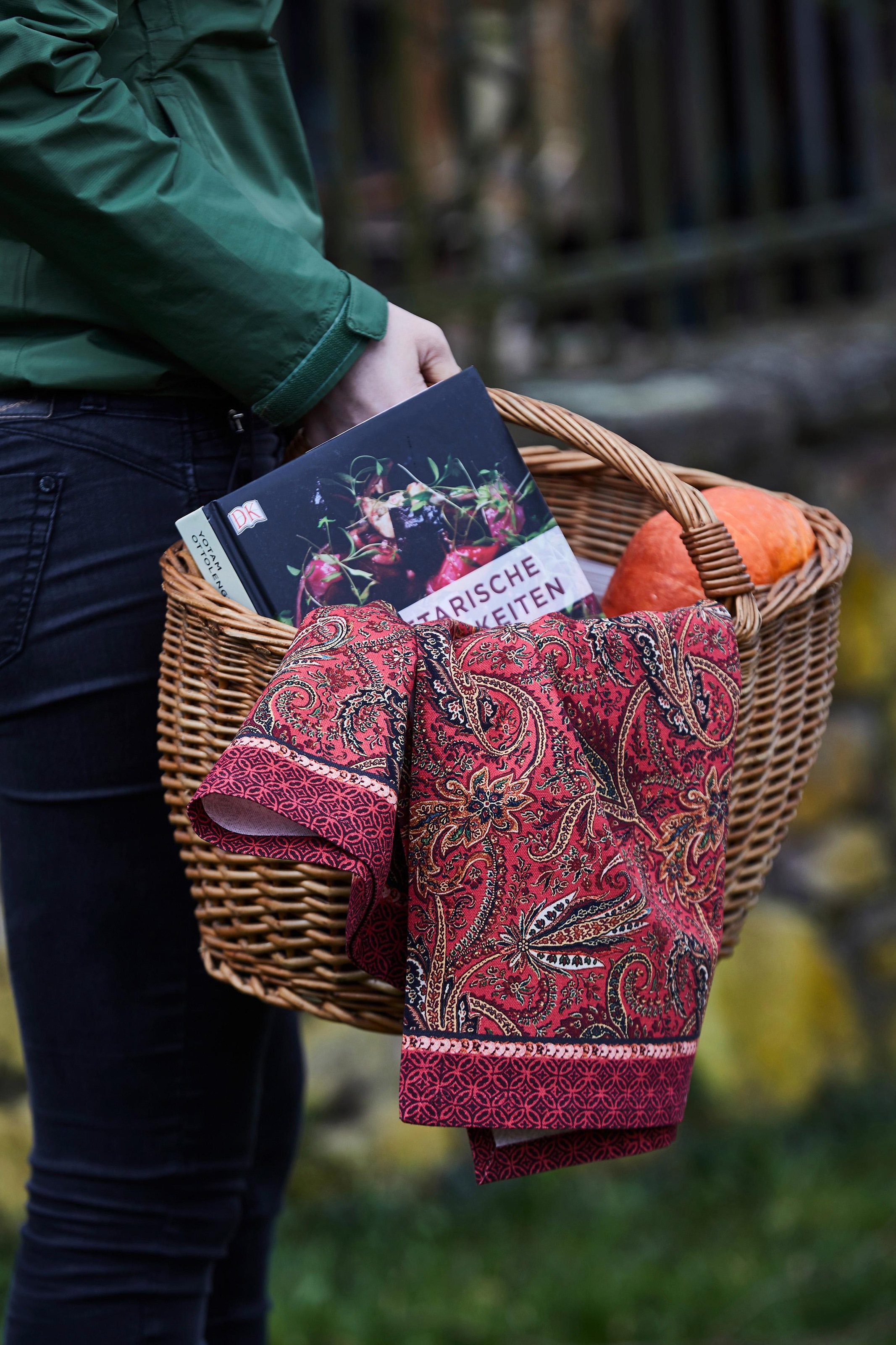APELT Mitteldecke »1310 Herbstzeit, Herbstdeko, Herbst« Digitaldruck günstig online kaufen
