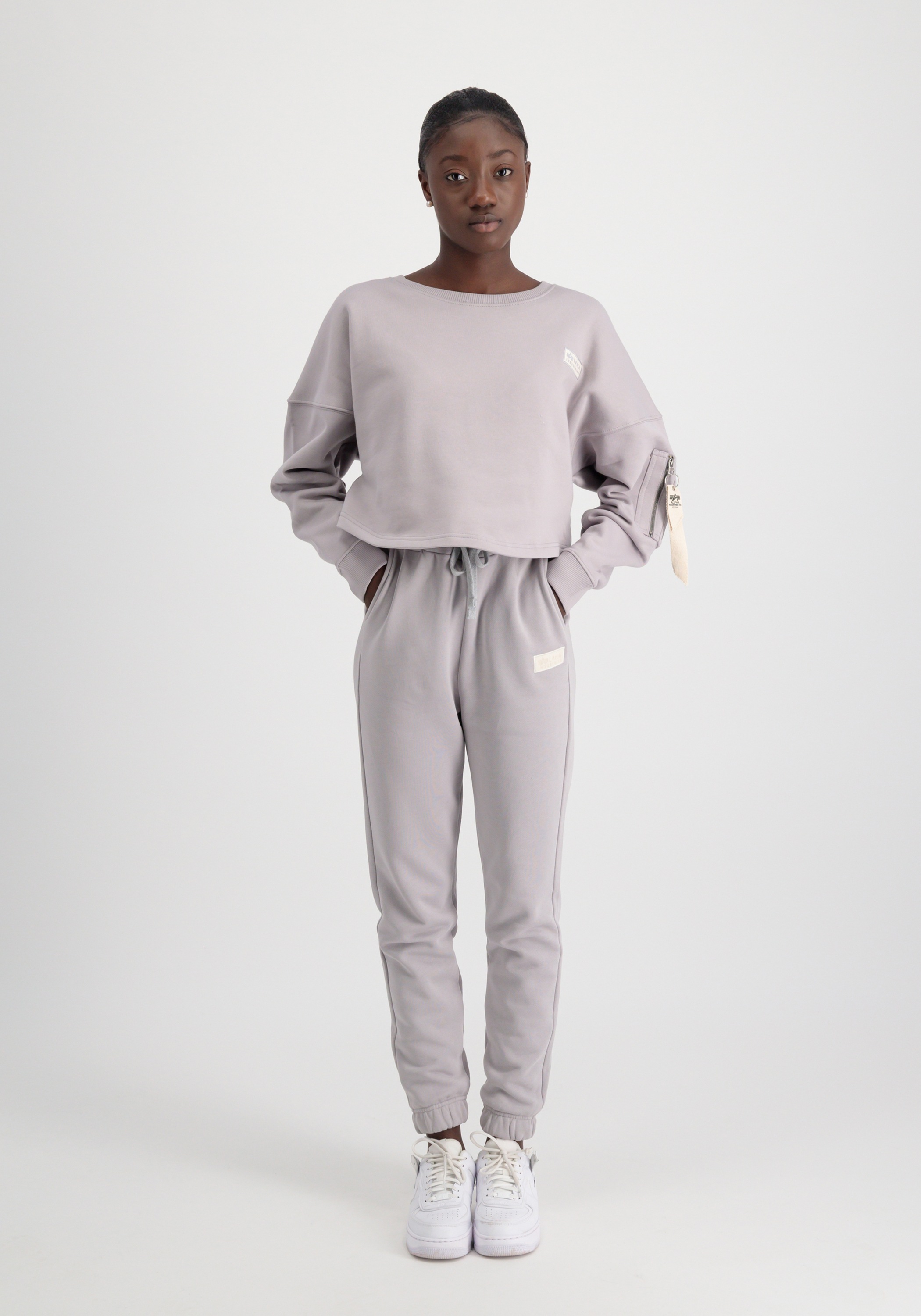 Alpha Industries Sweater »Organics Cropped OS Sweater Wmn«