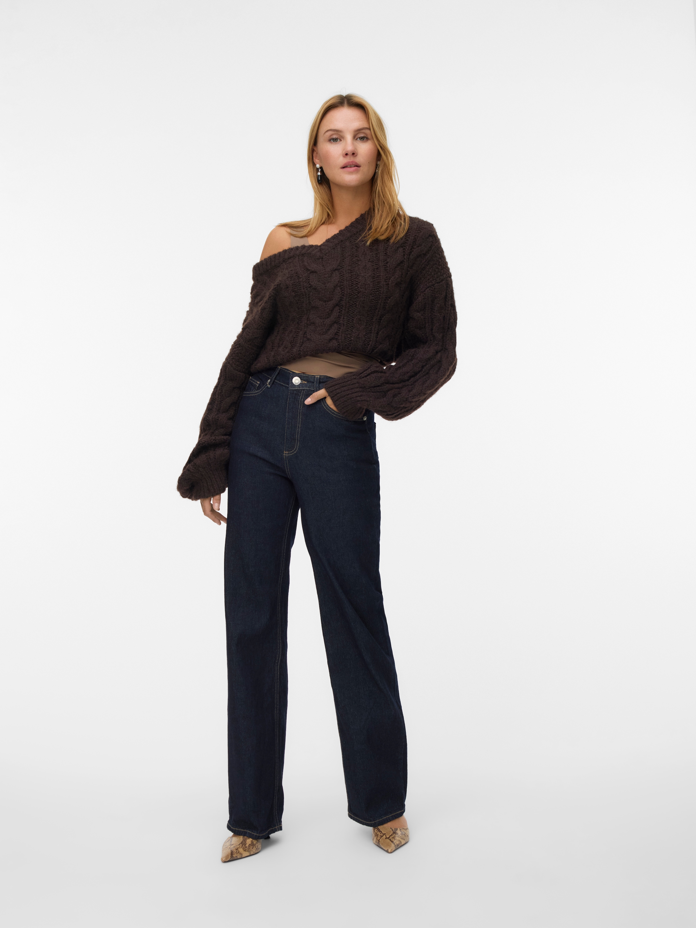 Vero Moda High-waist-Jeans »VMTESSA HR WIDE JEANS RA369 GA NOOS«