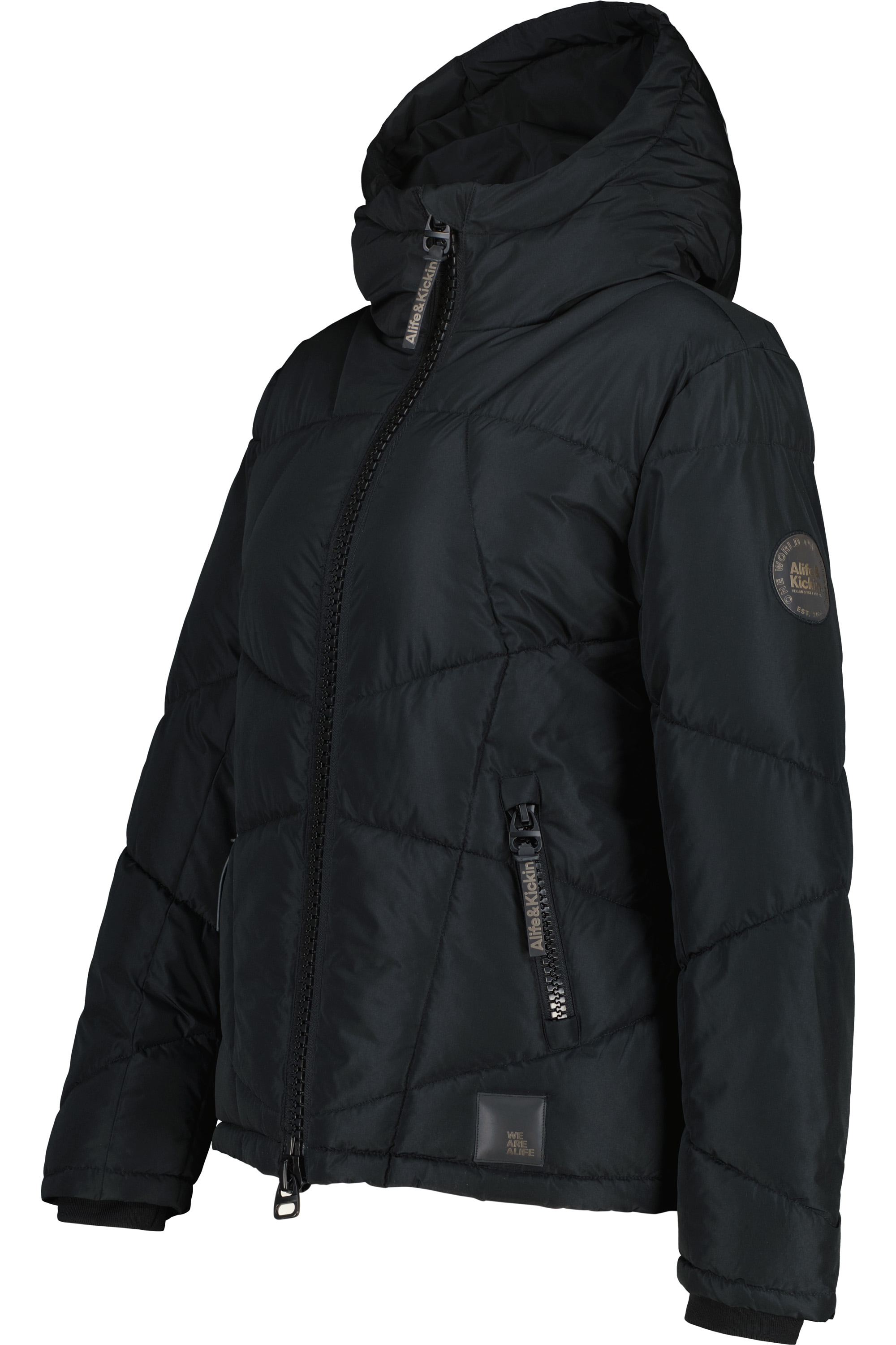 Alife & Kickin Winterjacke »Damen KasandraAK A« Kurze warme Jacke mit gefütterter Kapuze, in schmaler Passform