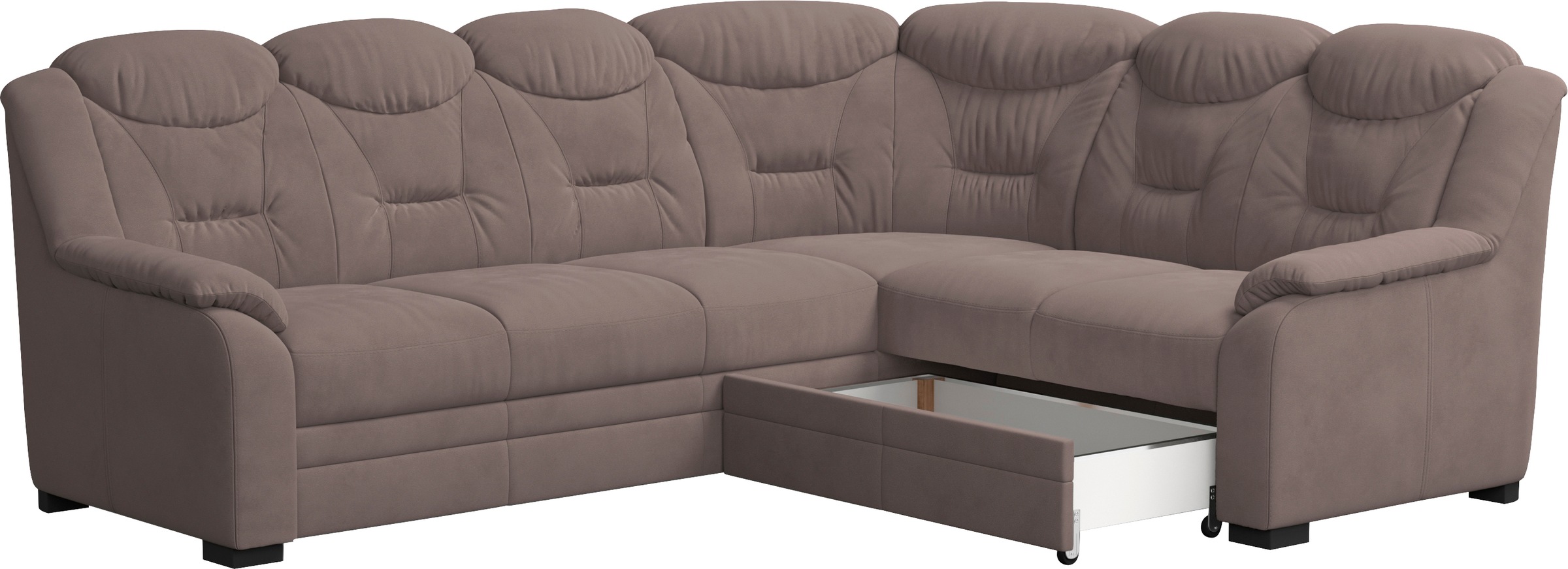COTTA Ecksofa »Marcus L-Form«, wahlweise mit Bettfunktion & Stauraum