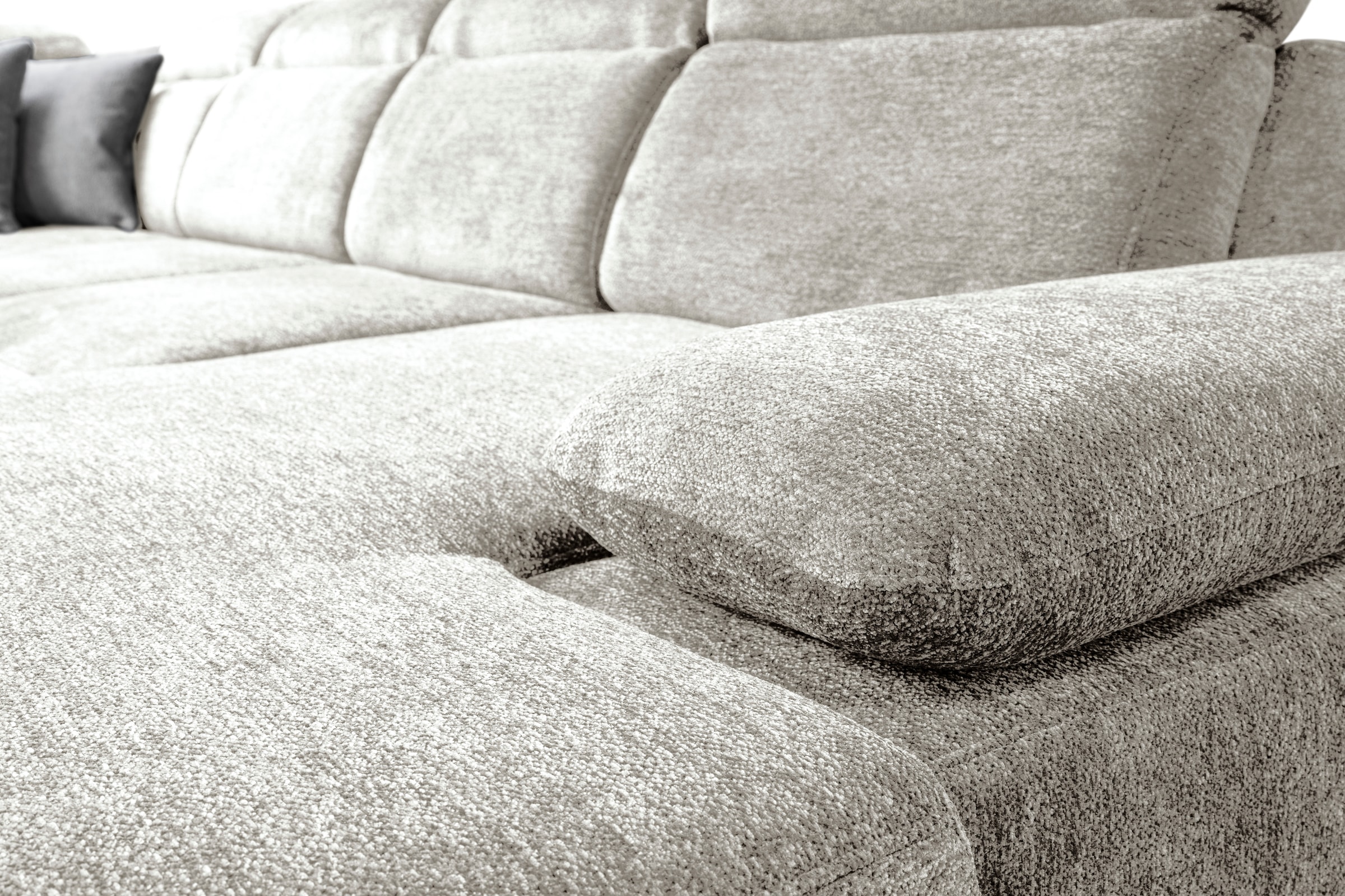 WERK2 Wohnlandschaft »Cordoba inkl. Bett, Bettkasten & Kopfteilfunktion, Breite 359 cm«