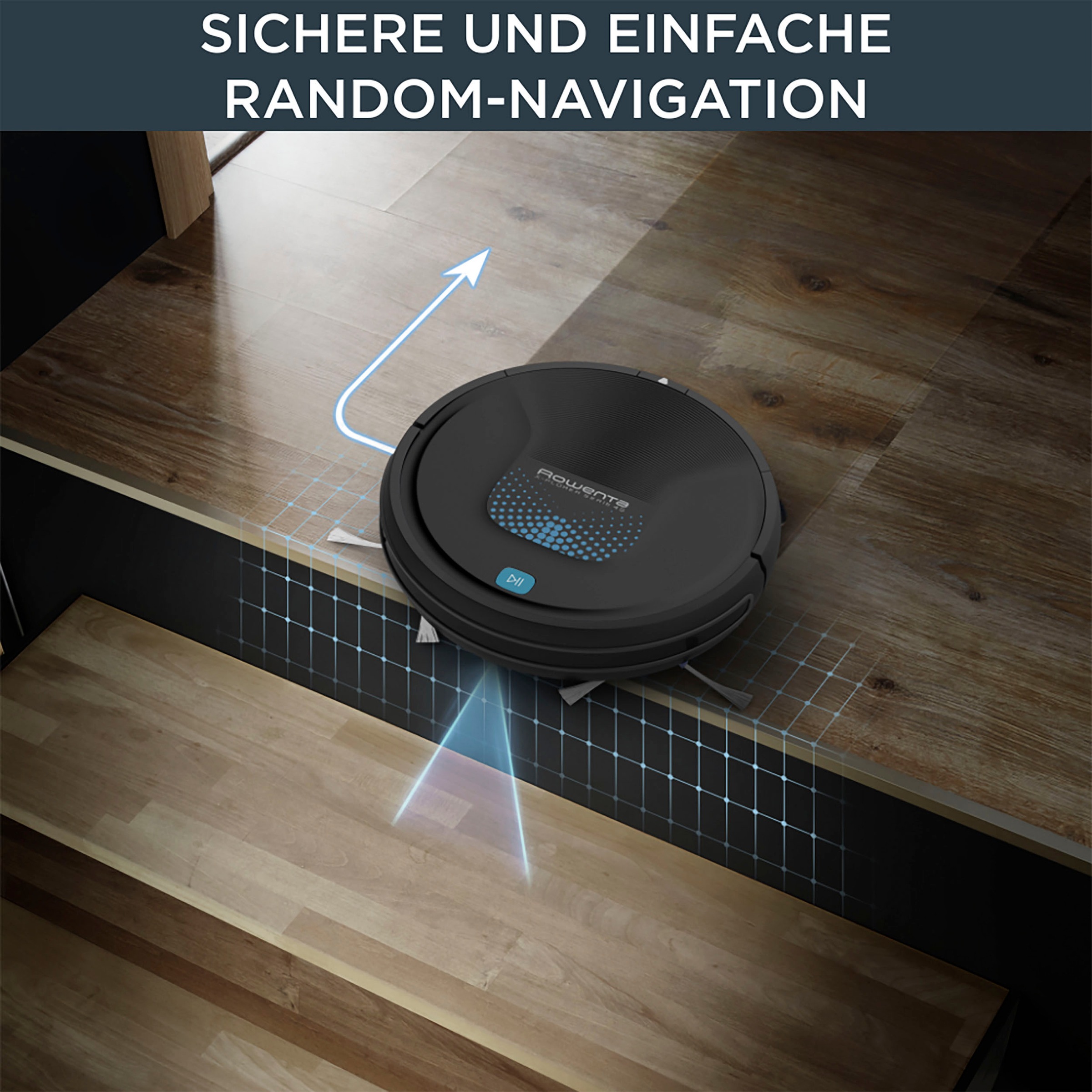 Rowenta Saugroboter »RR8275 X-Plorer Serie 45 Aqua«, zentrale Bürste, Saugen & Wischen, 150 Min. Laufzeit, 90m²