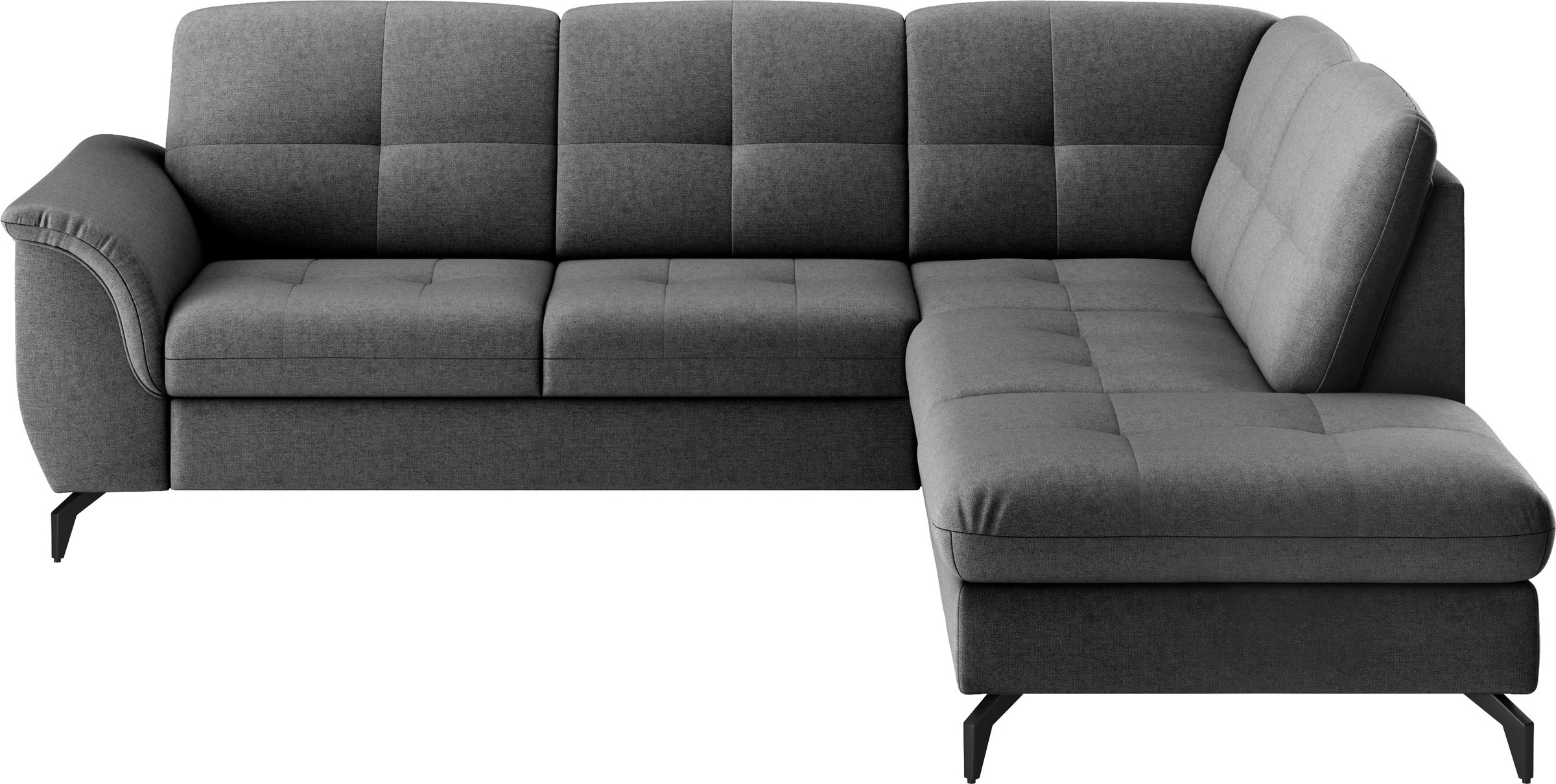sit&more Ecksofa »Zora L-Form«, wahlweise mit Bettfunktion und Bettkasten