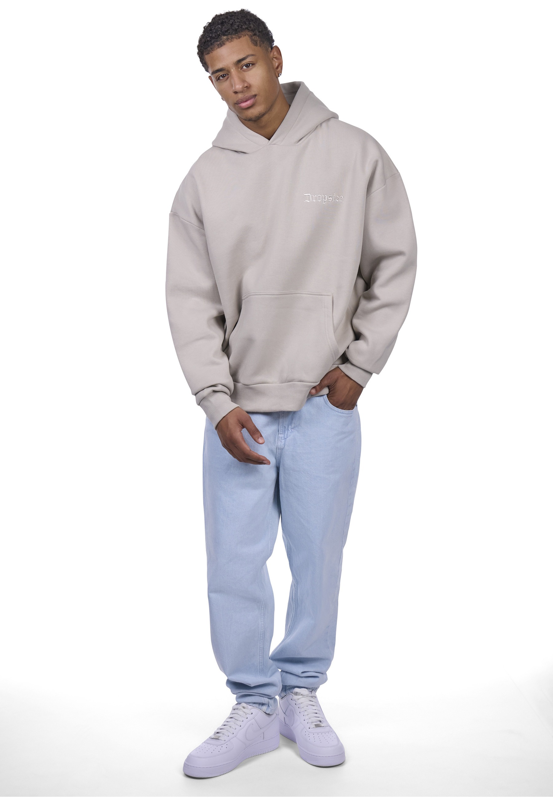 Dropsize Kapuzenpullover »Dropsize HEAVY OVERSIZE EMBO HOODIE« 1 Stk.