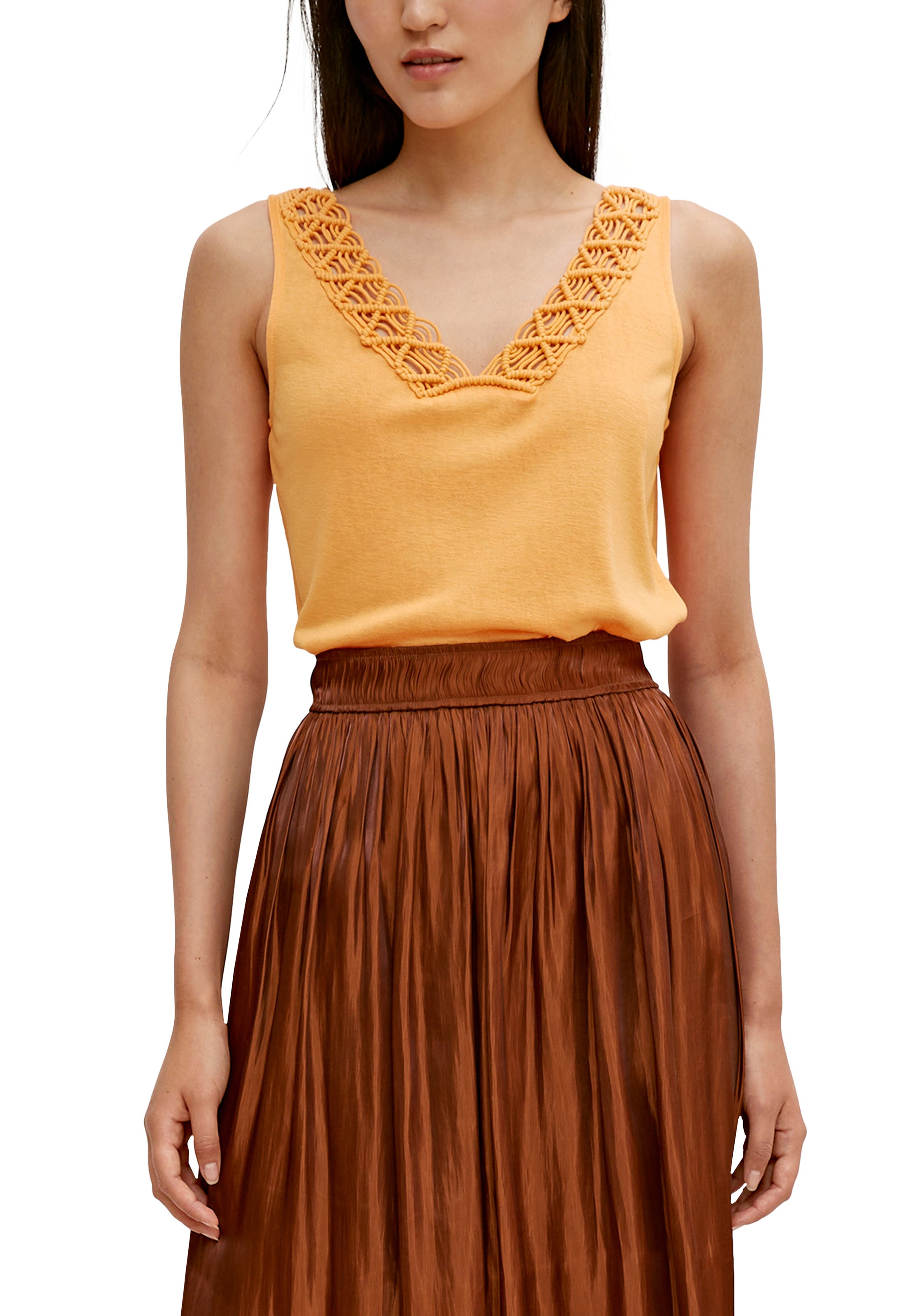 Comma Shirttop, mit Zierbortendetail kaufen