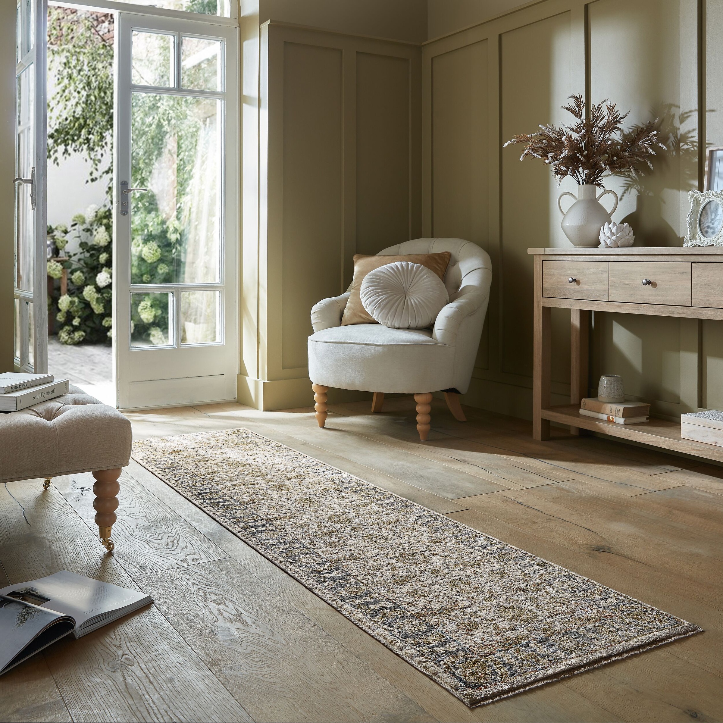 FLAIR RUGS Teppich »Zetta Vintage«, rechteckig, 7 mm Höhe, mit recyceltem M günstig online kaufen