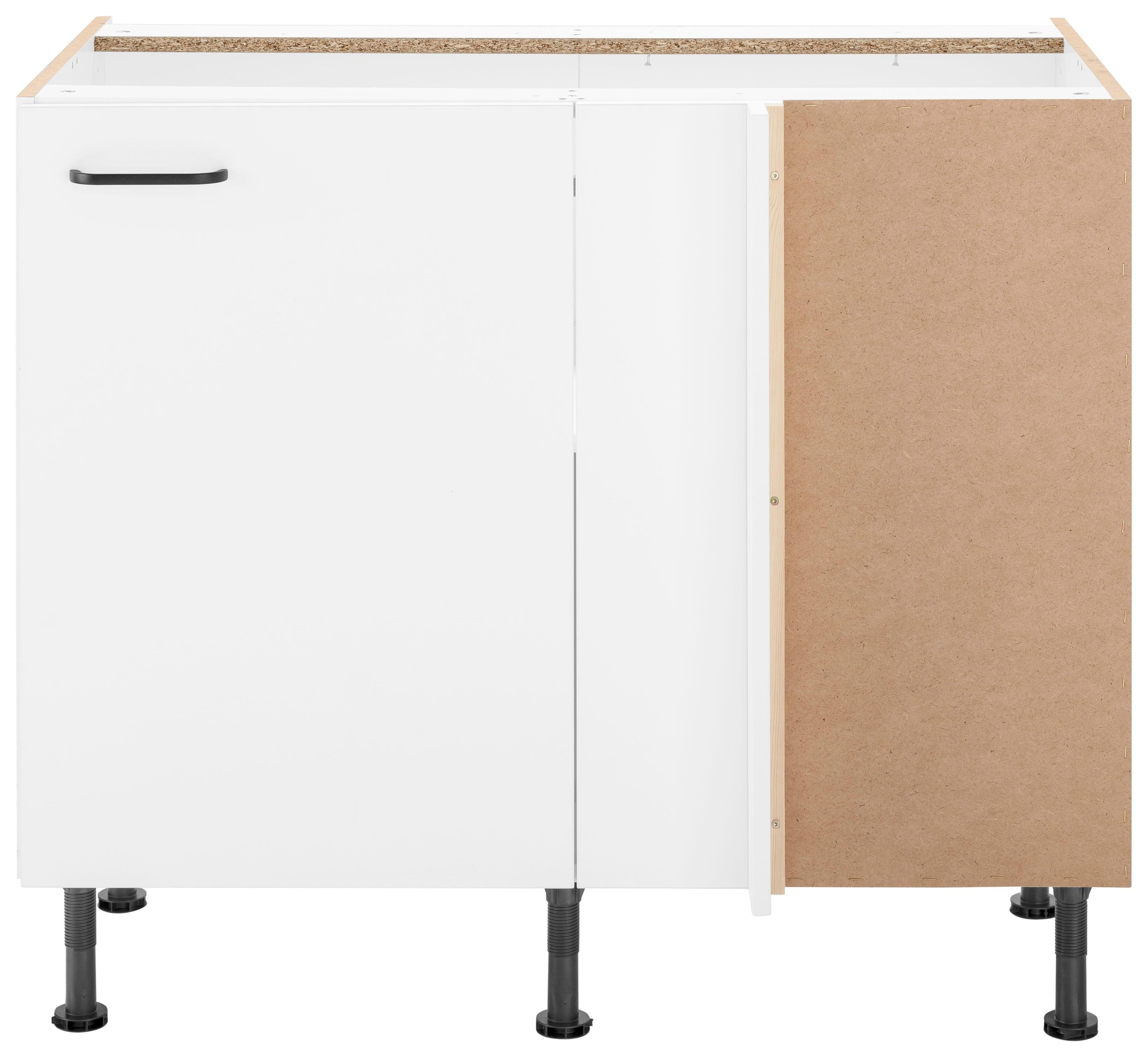 OPTIFIT Eckunterschrank »Elga« mit Soft-Close-Funktion, höhenverstellbaren Füße, Breite 100 cm