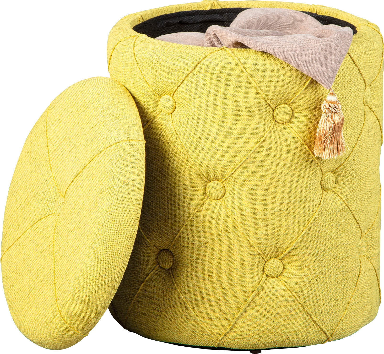 Inter Link Hocker »Yapak« Pouf mit Stauraum