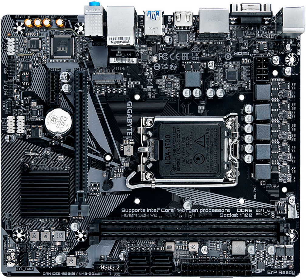 Gigabyte Mainboard »H610M S2H V2«