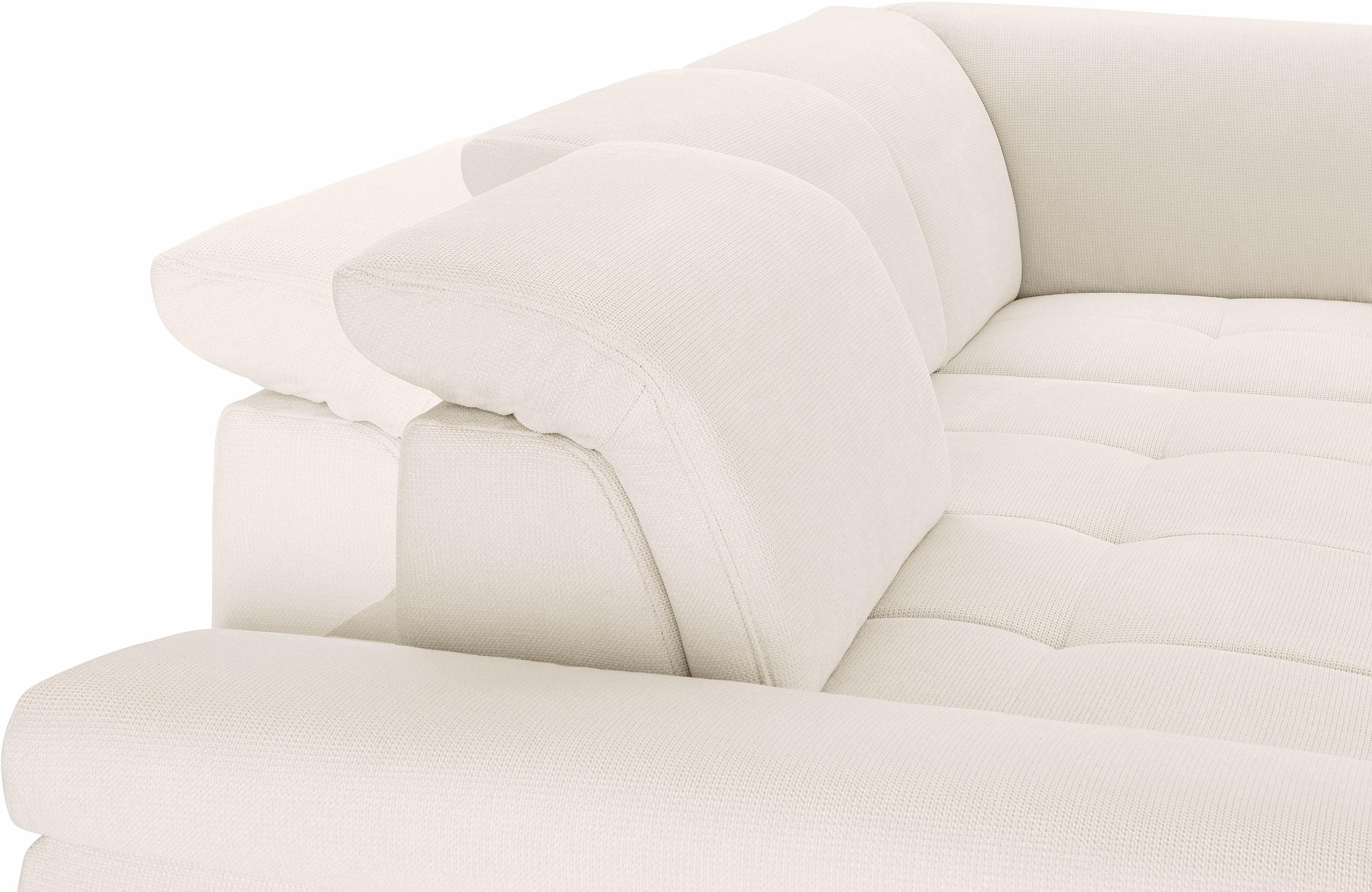 Places of Style Ecksofa »Caluna«, Inkl.Sitztiefenverstellung