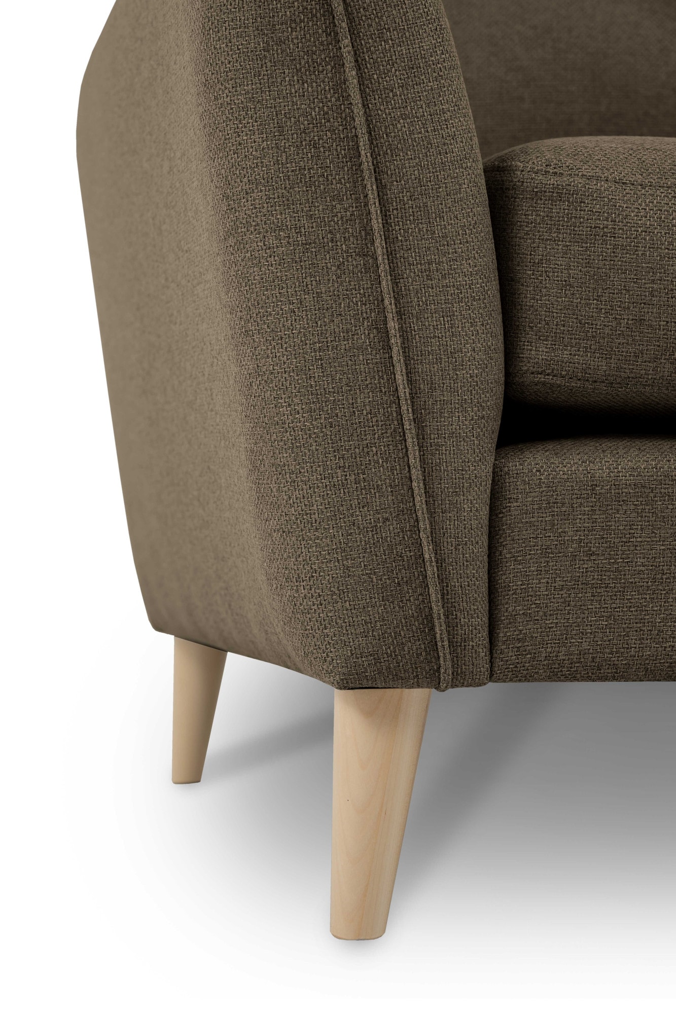 Home affaire 2-Sitzer »MARSEILLE Sofa 170 cm«, mit Massivholzbeinen aus Eiche, verschiedene Bezüge und Farbvarianten
