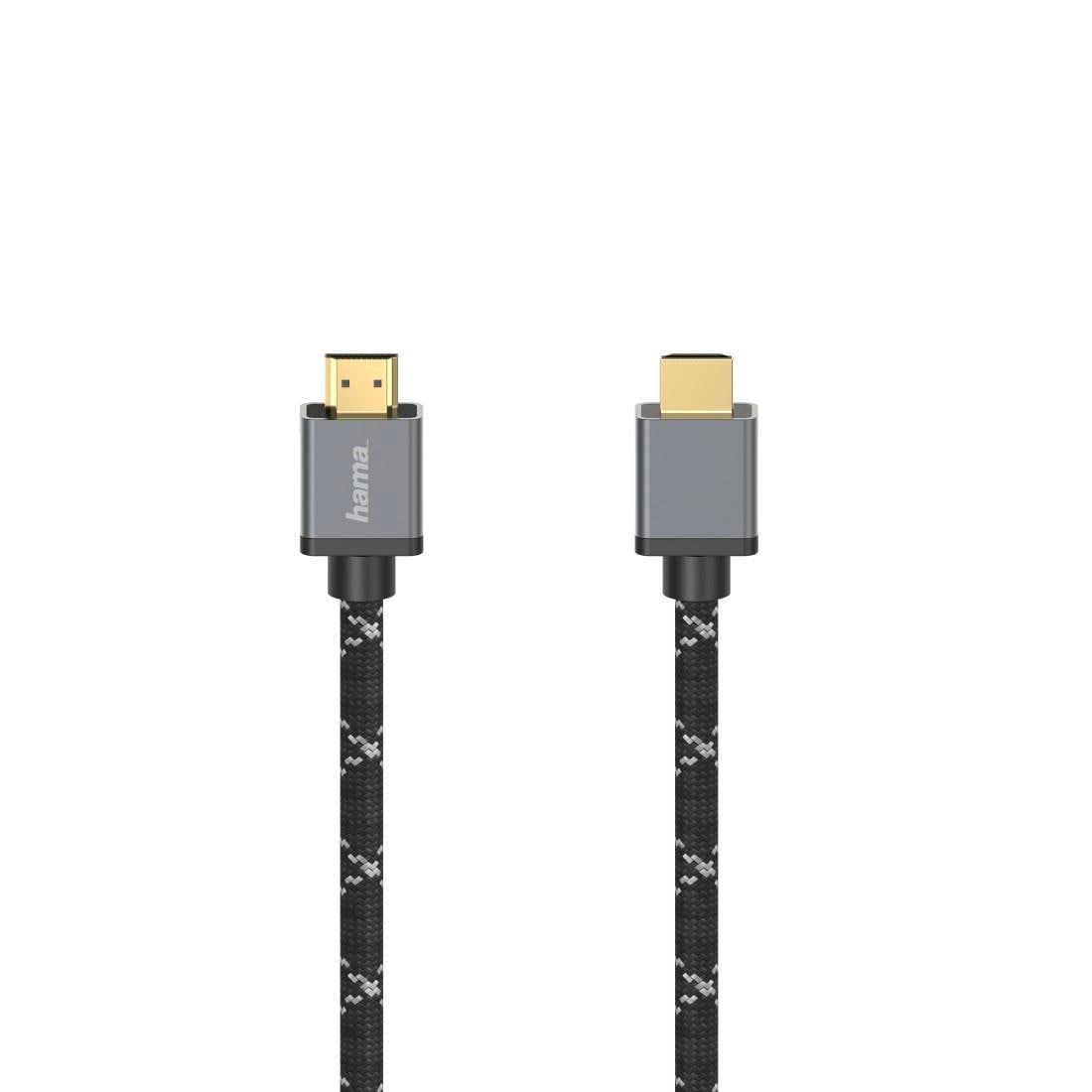 Hama HDMI-Kabel »Ultra High Speed HDMI™-Kabel Stecker-Stecker 8K Metall HDMI™-Kabel 1m«, HDMI, 100 cm