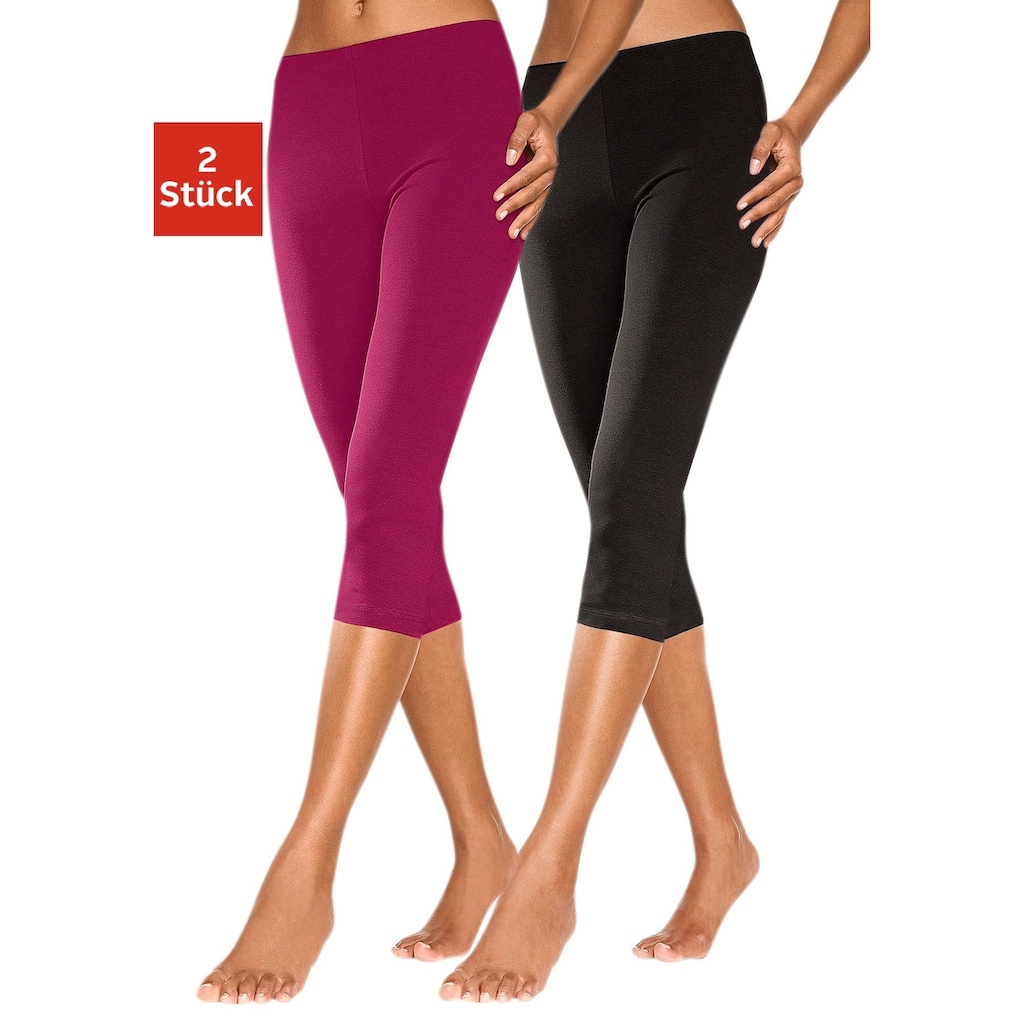 Vivance active Caprileggings, (2er-Pack)