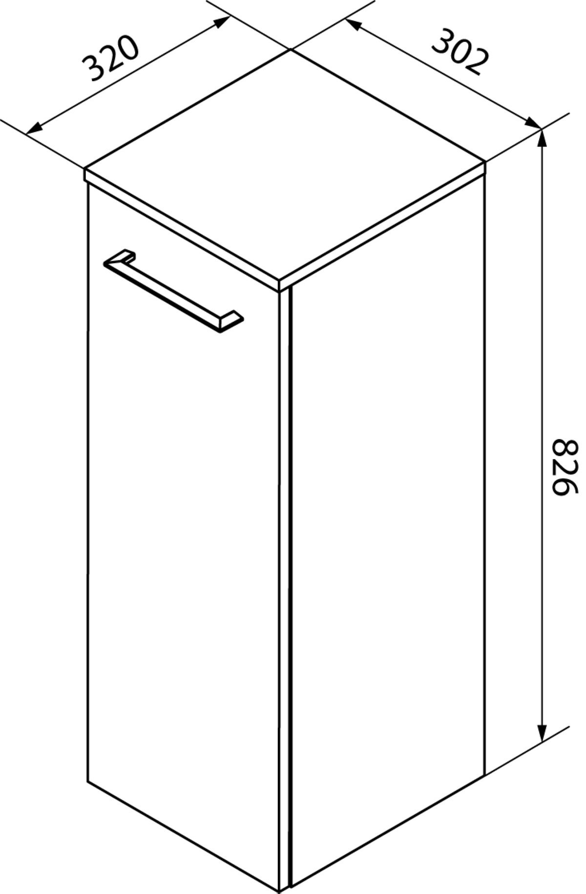 welltime Midischrank »Lacona«
