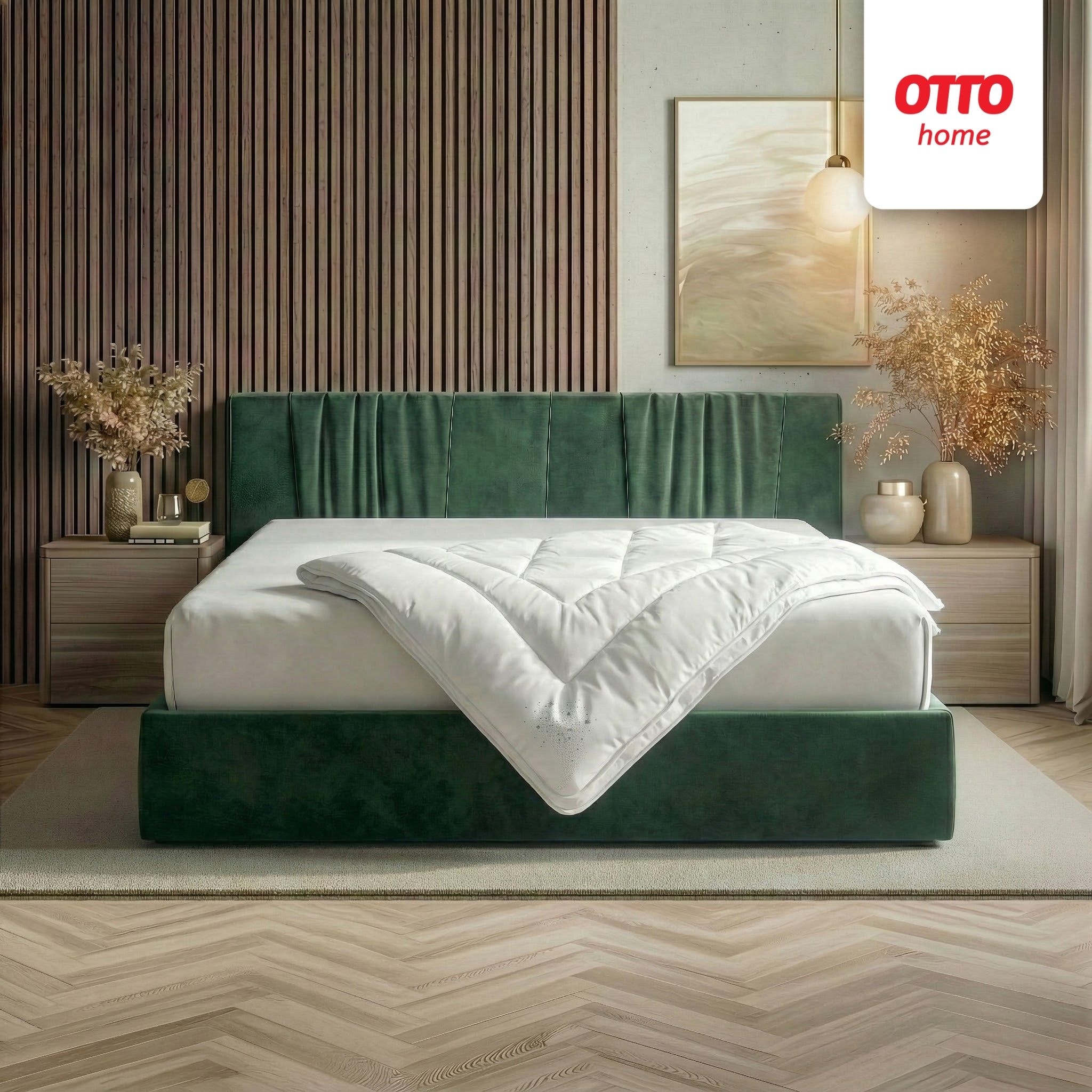 OTTO home Microfaserbettdecke »Baca, Bettdecke 135x200 cm, 155x220 cm und weitere Größen« leicht Füllung aushochwertiger6D-Hohlfaser Bezug Polyester 1 Stk. tlg. Bettdecken, Sommer, Winter, 4-Jahreszeiten, Decke