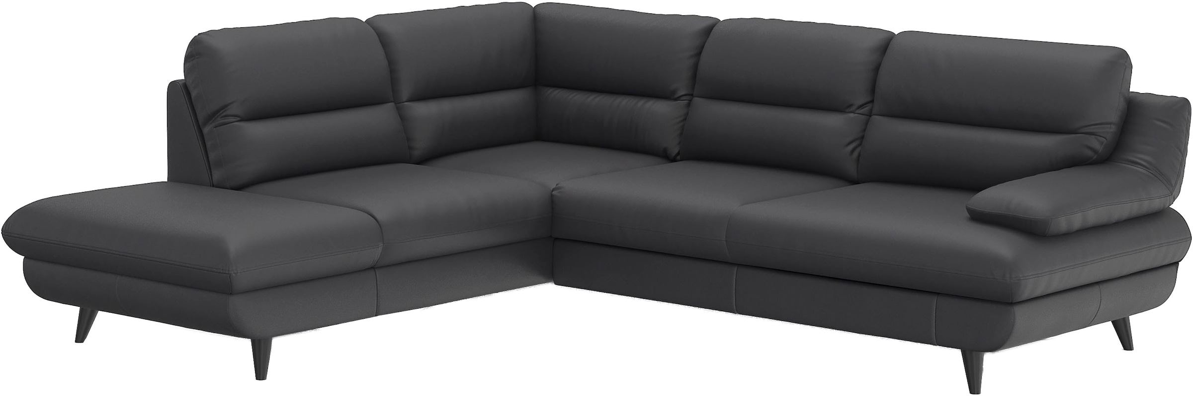 COTTA Ecksofa »Pike L-Form, B: 266 cm« optional Schlaffunktion & Bettkasten