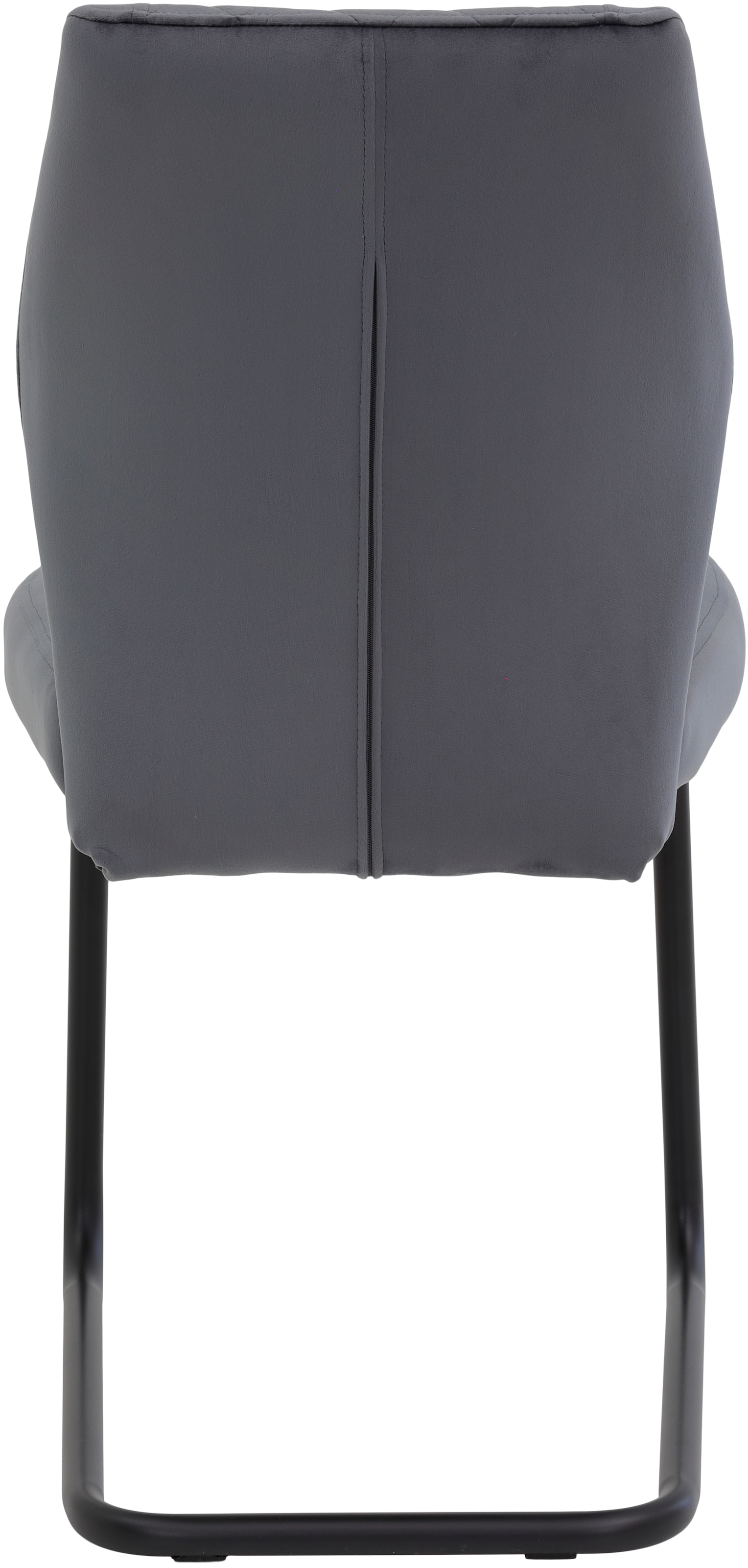 HELA Freischwinger »Freischwinger DALLAS 140kg belastbar, mit Rautensteppung«, (Set), 2 St., Samtvelours VELVET, Esszimmerstuhl, Rücken und Sitz ergonomisch gepolstert
