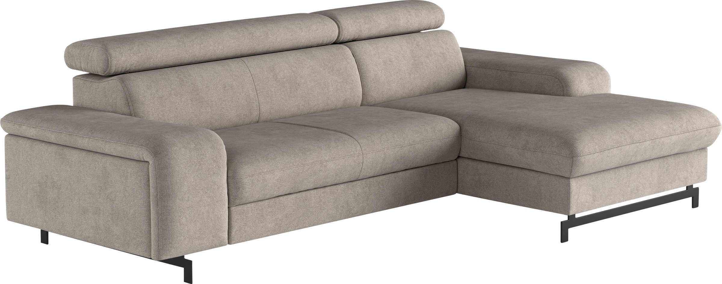 COTTA Ecksofa »Emma L-Form«, mit Kopfteilverstellung, wahlweise mit Bettfunktion & Bettkasten