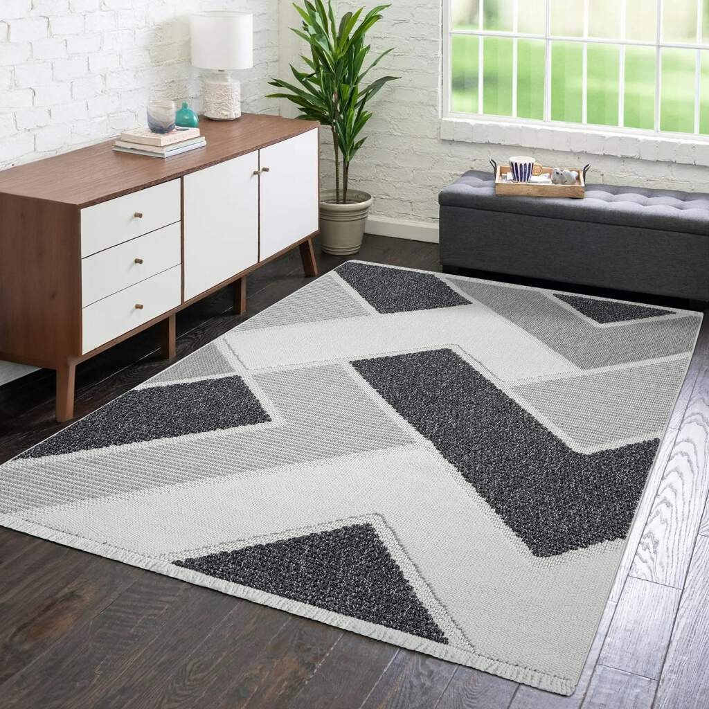 Carpet City Teppich »LINDO 8877«, rechteckig, 11 mm Höhe, Kurzflor, Hochtie günstig online kaufen