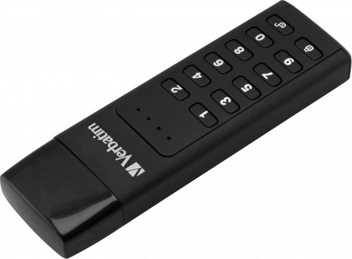 Verbatim USB-Stick »Keypad Secure 64GB«, (USB 3.2 Lesegeschwindigkeit 160 MB/s)