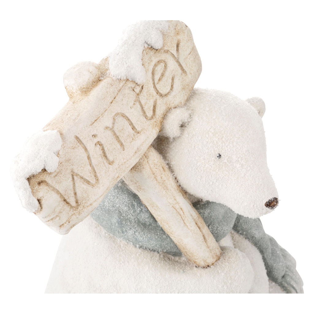 RIFFELMACHER & WEINBERGER Weihnachtsfigur »Eisbär, Weihnachtsdeko aussen«