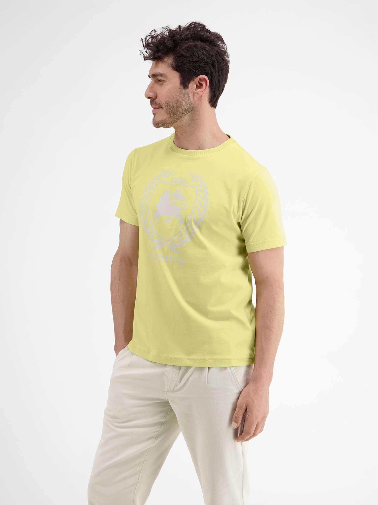 LERROS T-Shirt »LERROS T-Shirt, Logoprint«