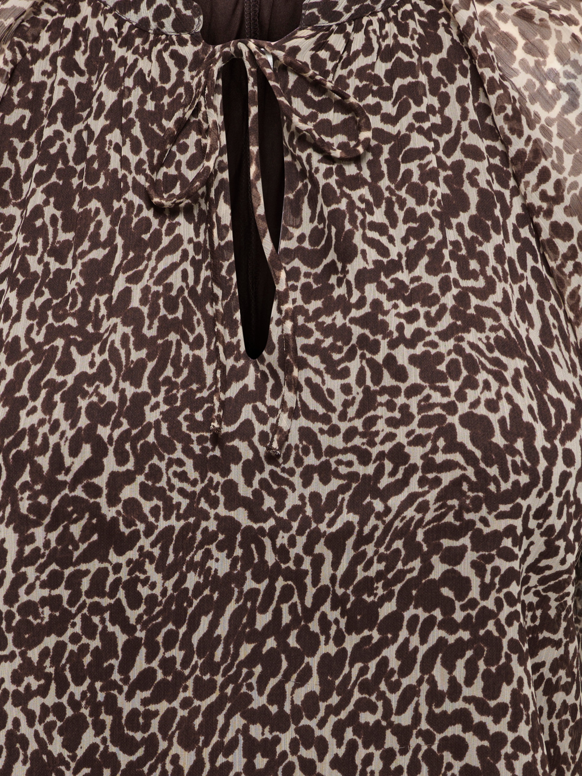 ONLY Chiffonbluse »ONLLERI-PENINNA S/S TIED NECK SHIRT WVN« Polyester, regular fit