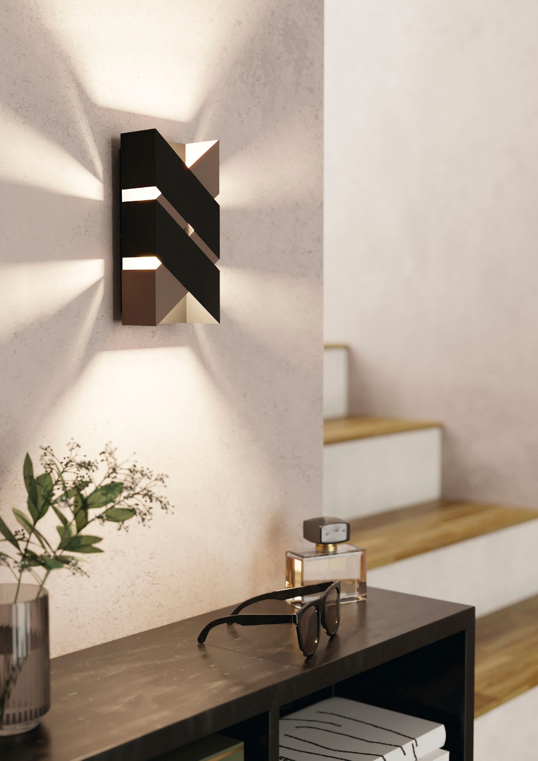 EGLO Wandlampe »GURARE«, LED Modul fest integriert, 3000K günstig online kaufen