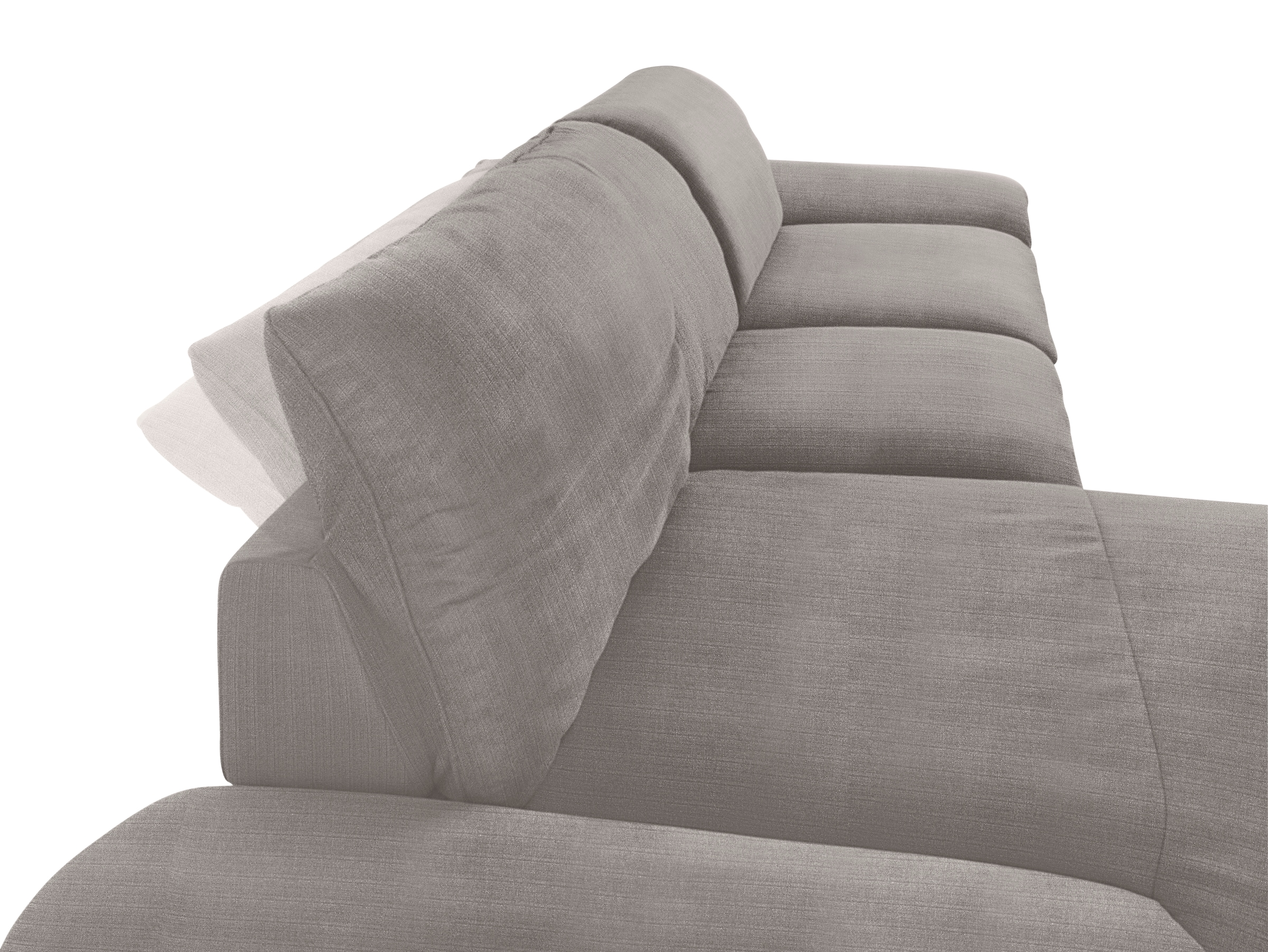 W.SCHILLIG Ecksofa »enjoy&MORE, Designsofa, bequem, elegant und zeitlos, L-Form«, Sitztiefenverstellung, Füße bronze pulverbeschichtet, Breite 340 cm
