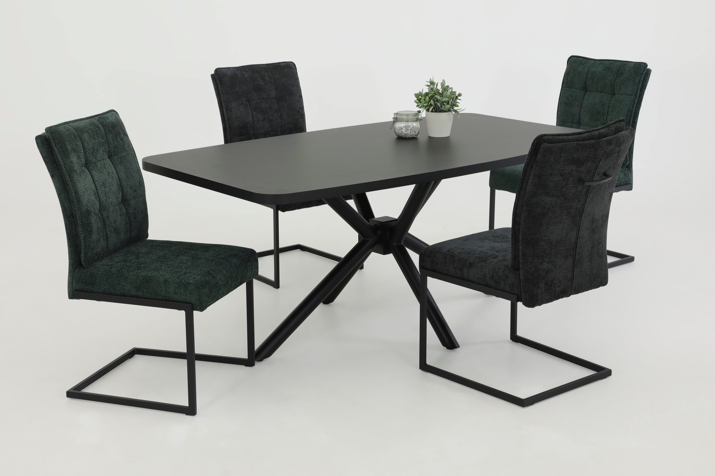 HELA Esstisch »JANA« 1 Stk. tlg. ABS-Kante, Melamin, bootsförmig, aufgedopp günstig online kaufen